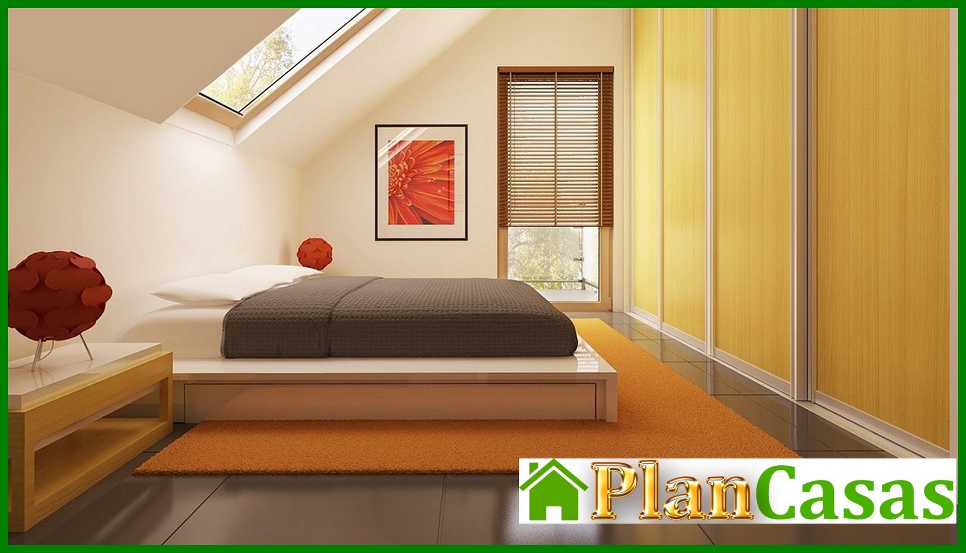 Galería de visualizaciones - Proyecto de una pequeña casa de campo con ático