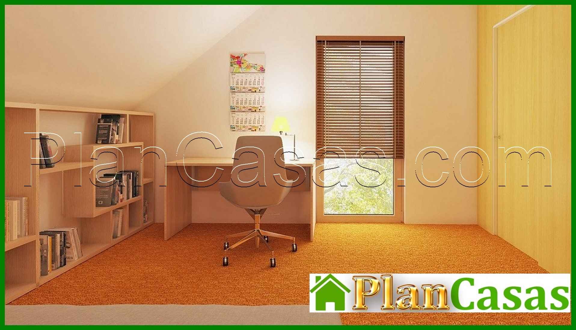 Galería de visualizaciones - Proyecto de una pequeña casa de campo con ático