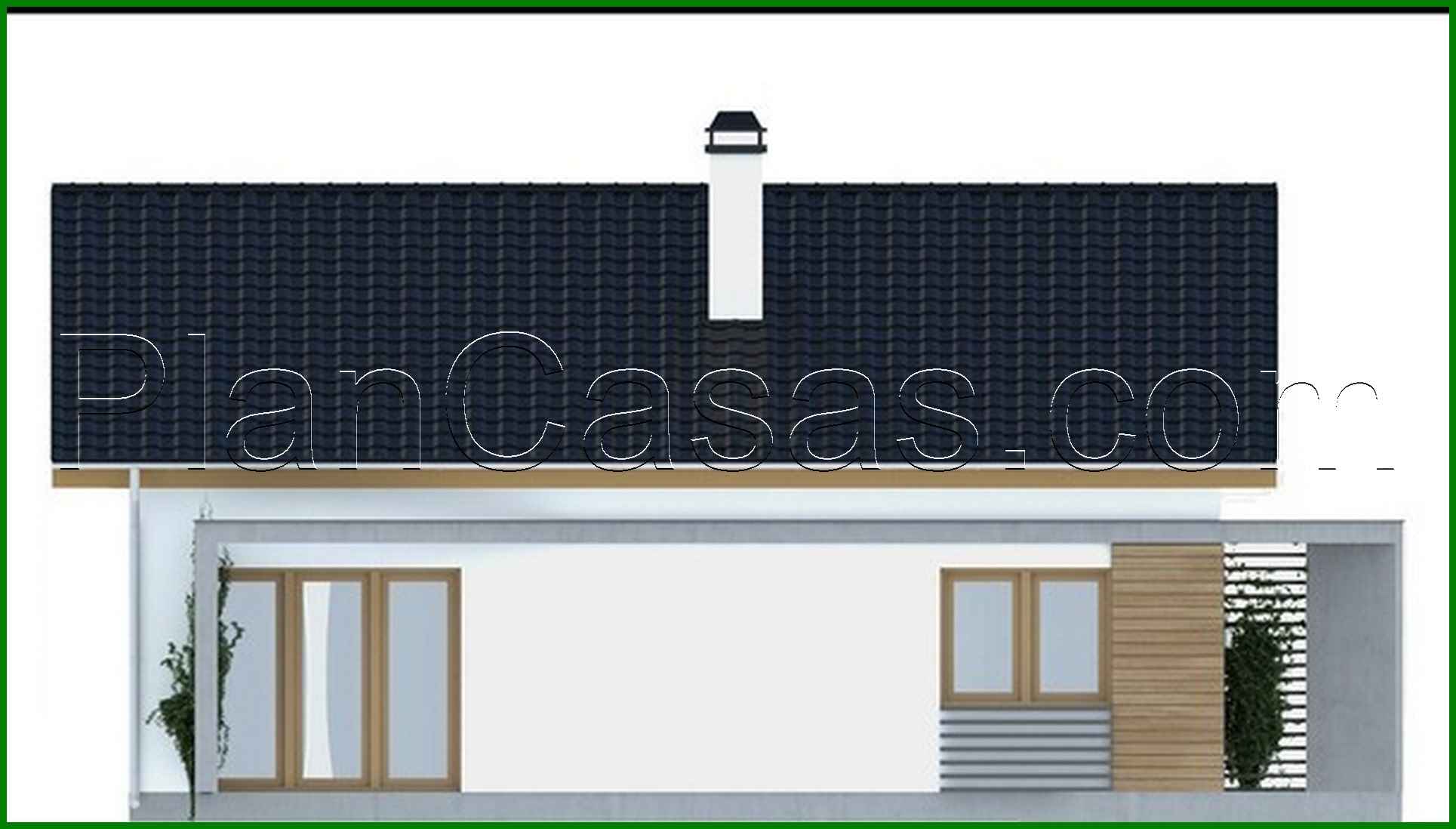 Galería de visualizaciones - Proyecto de una pequeña casa de campo con ático