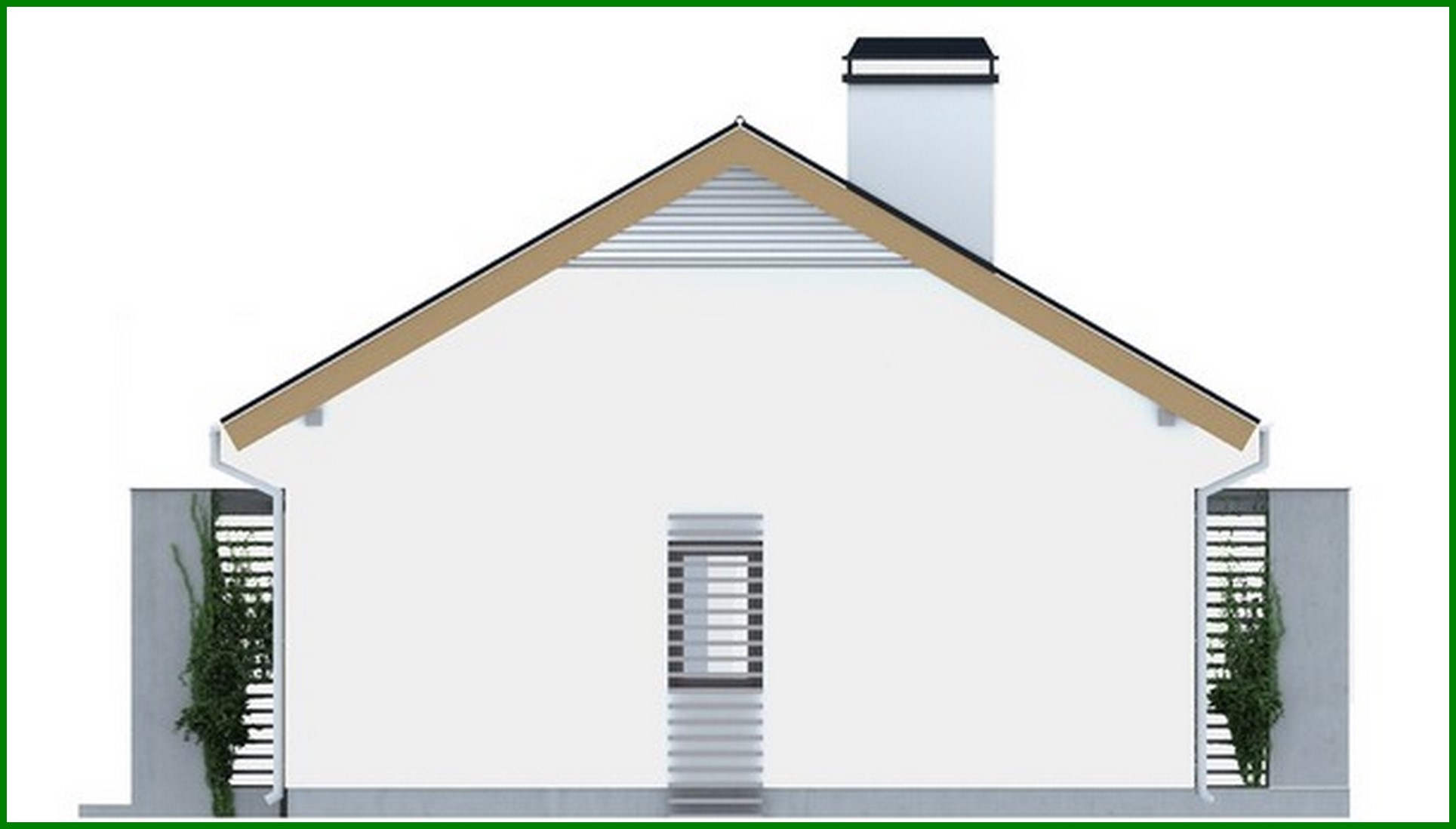 Galería de visualizaciones - Proyecto de una pequeña casa de campo con ático