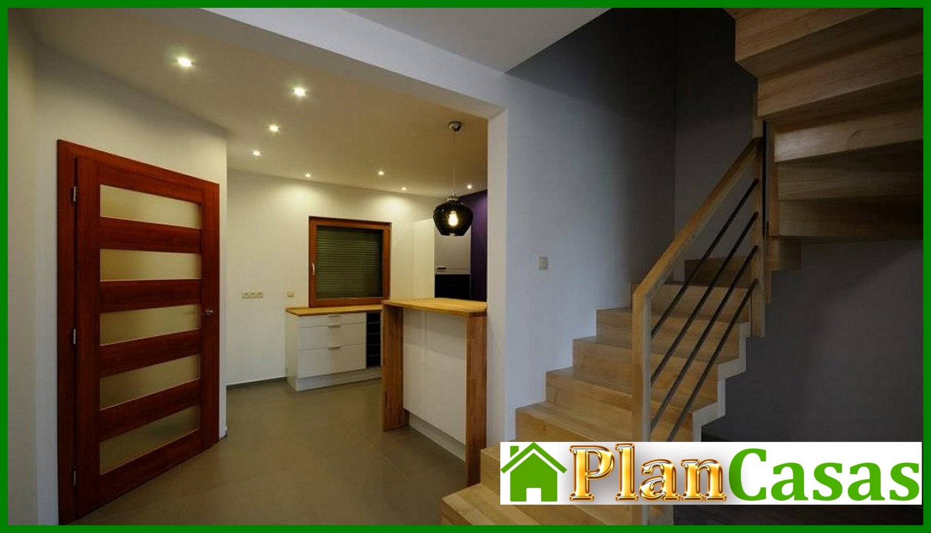 Galería de visualizaciones - Proyecto de una casa con pared alta en el ático