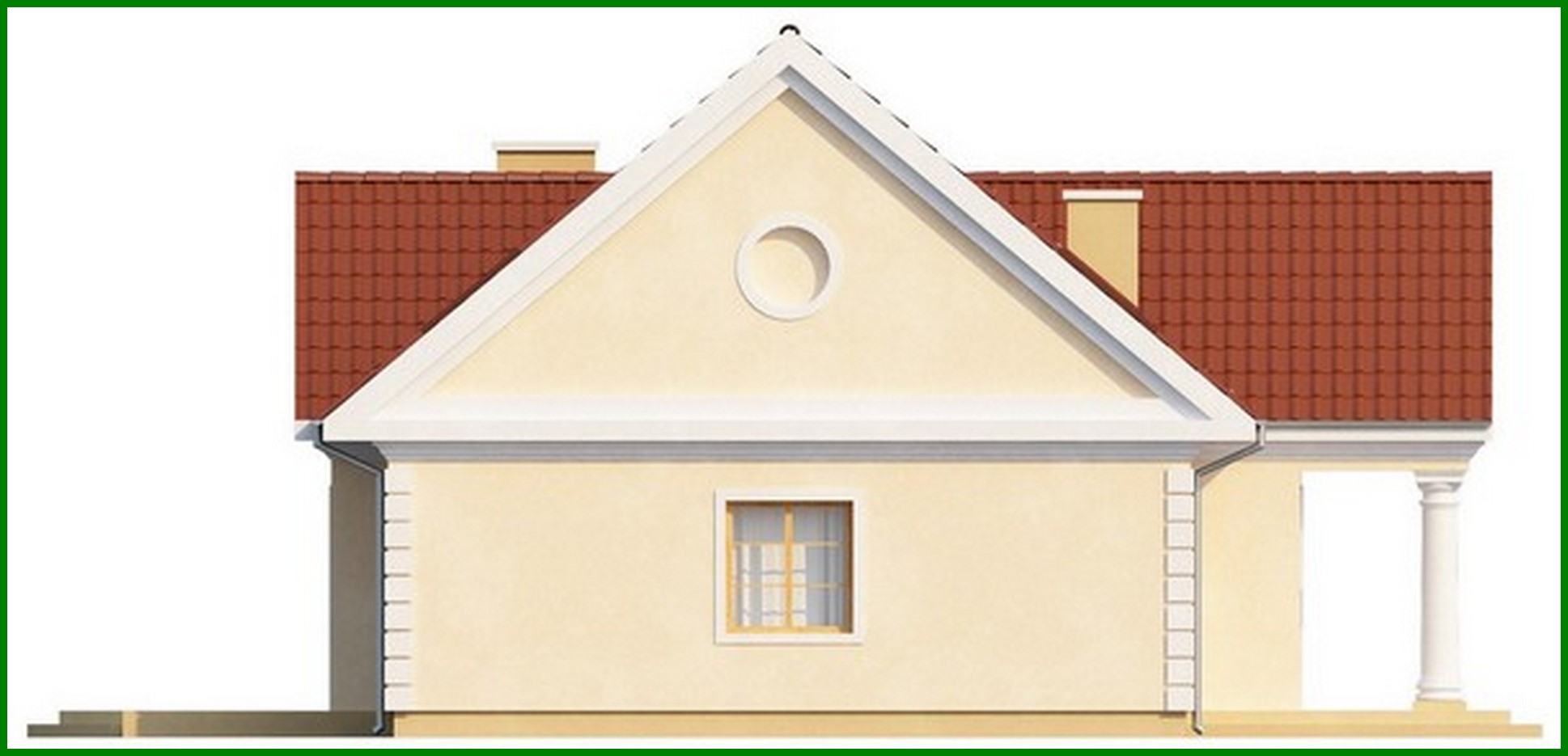 Visualization gallery - House project with an additional bedroom on the ground floor