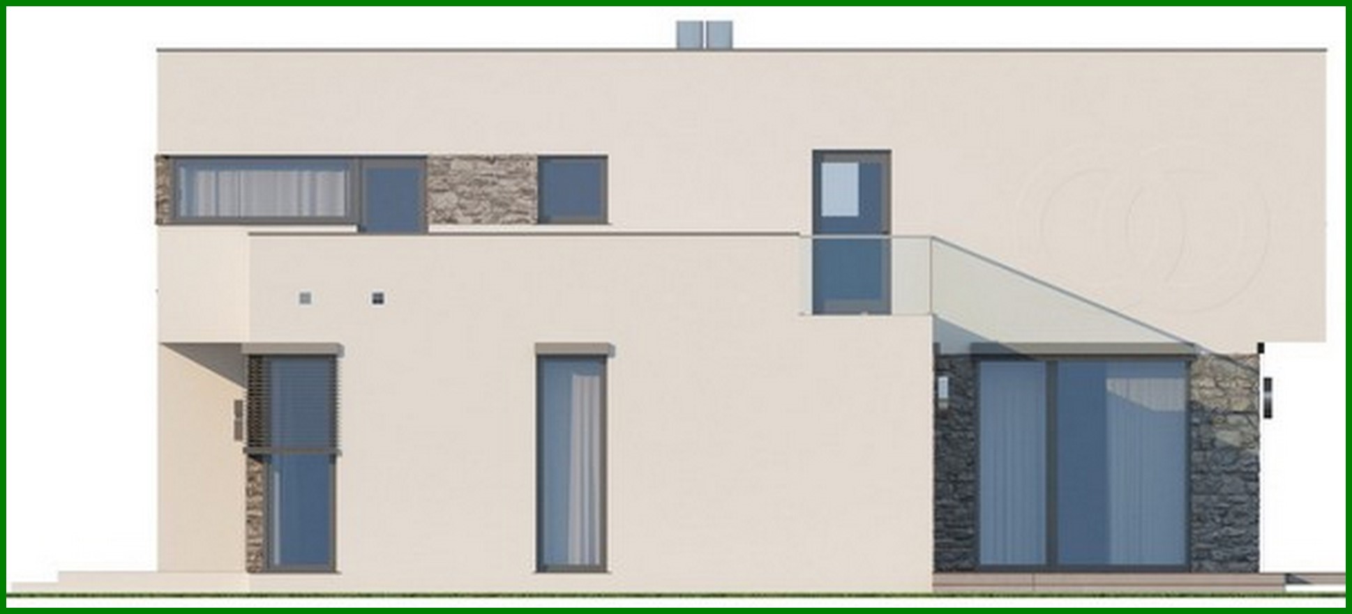 Galería de visualizaciones - Proyecto de una gran mansión de estilo Art Nouveau