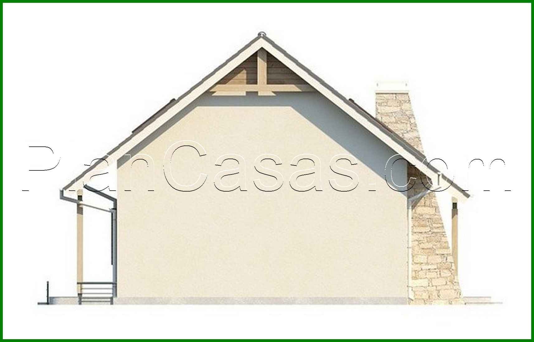 Galería de visualizaciones - Proyecto de una casa de campo clásica con oficina y un baño grande