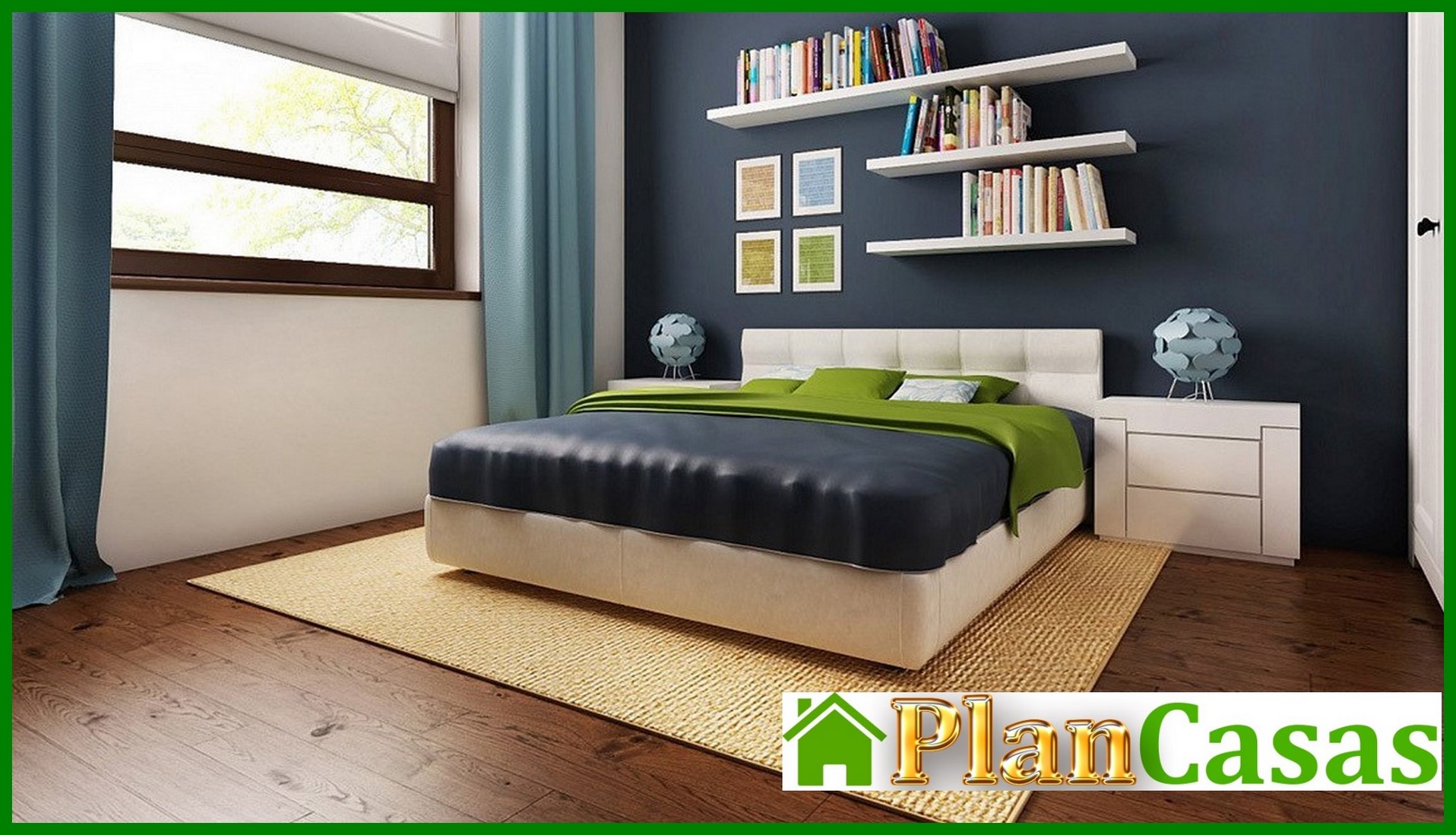 Galería de visualizaciones - Proyecto de una casa con techo a dos aguas y habitación en el ático