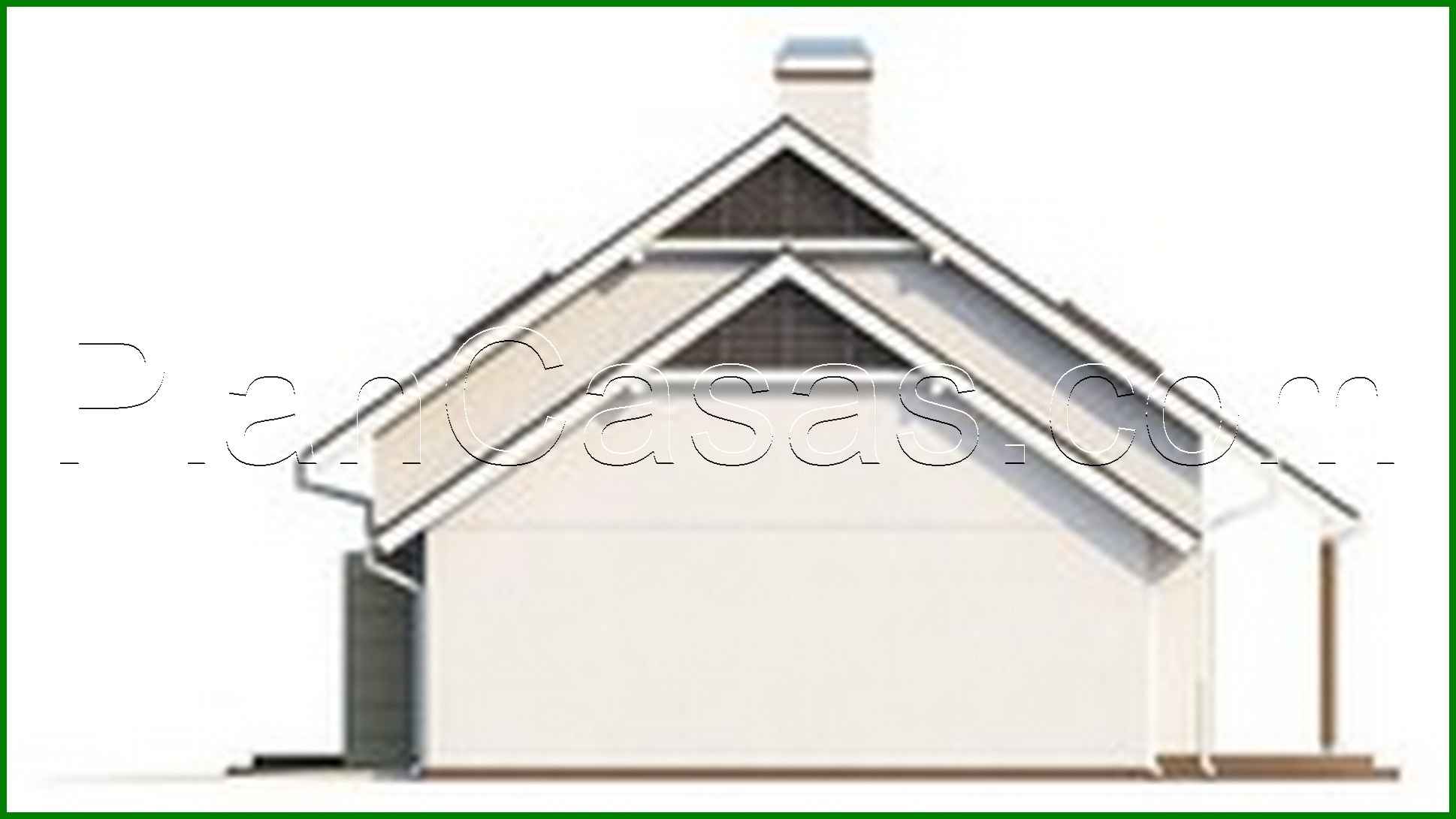 Visualization gallery - The project of an economical house with an extra bedroom