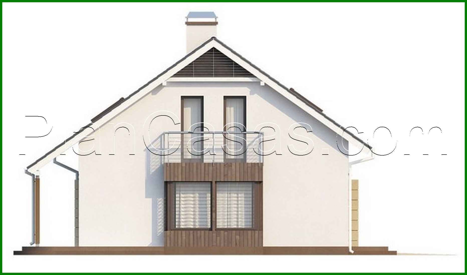 Visualization gallery - The project of an economical house with an extra bedroom