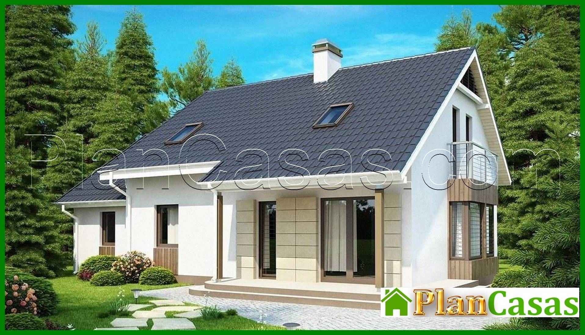 The project of an economical house with an extra bedroom