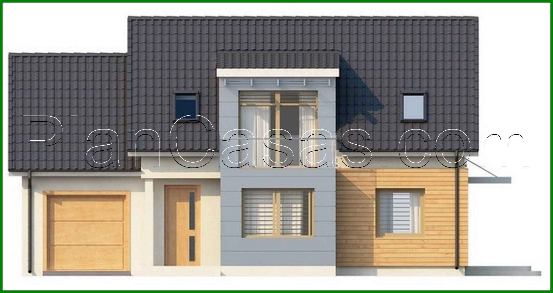 Galería de visualizaciones - Proyecto de una casa clásica con elementos modernos