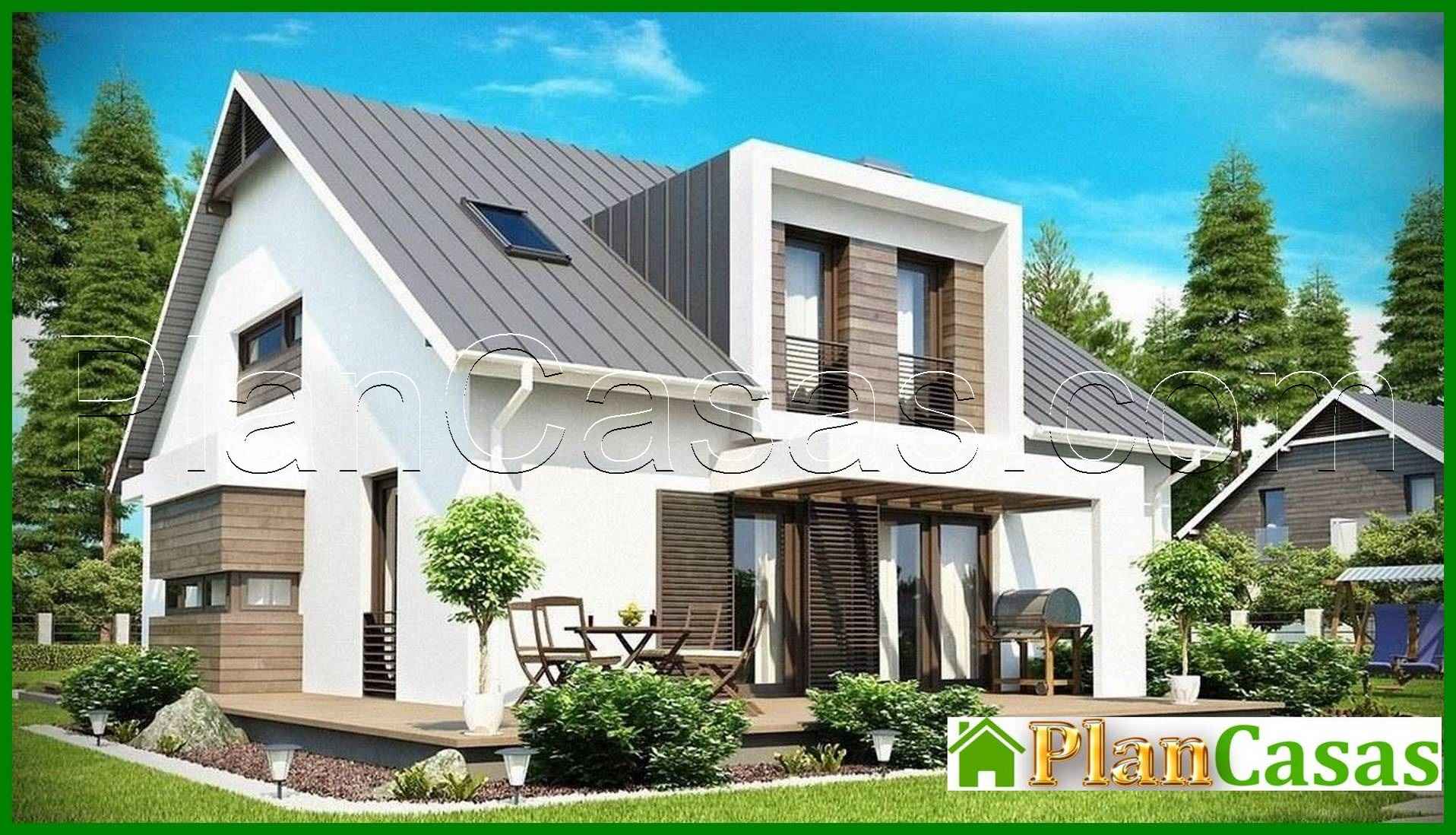 Galería de visualizaciones - Proyecto de una casa clásica con elementos modernos