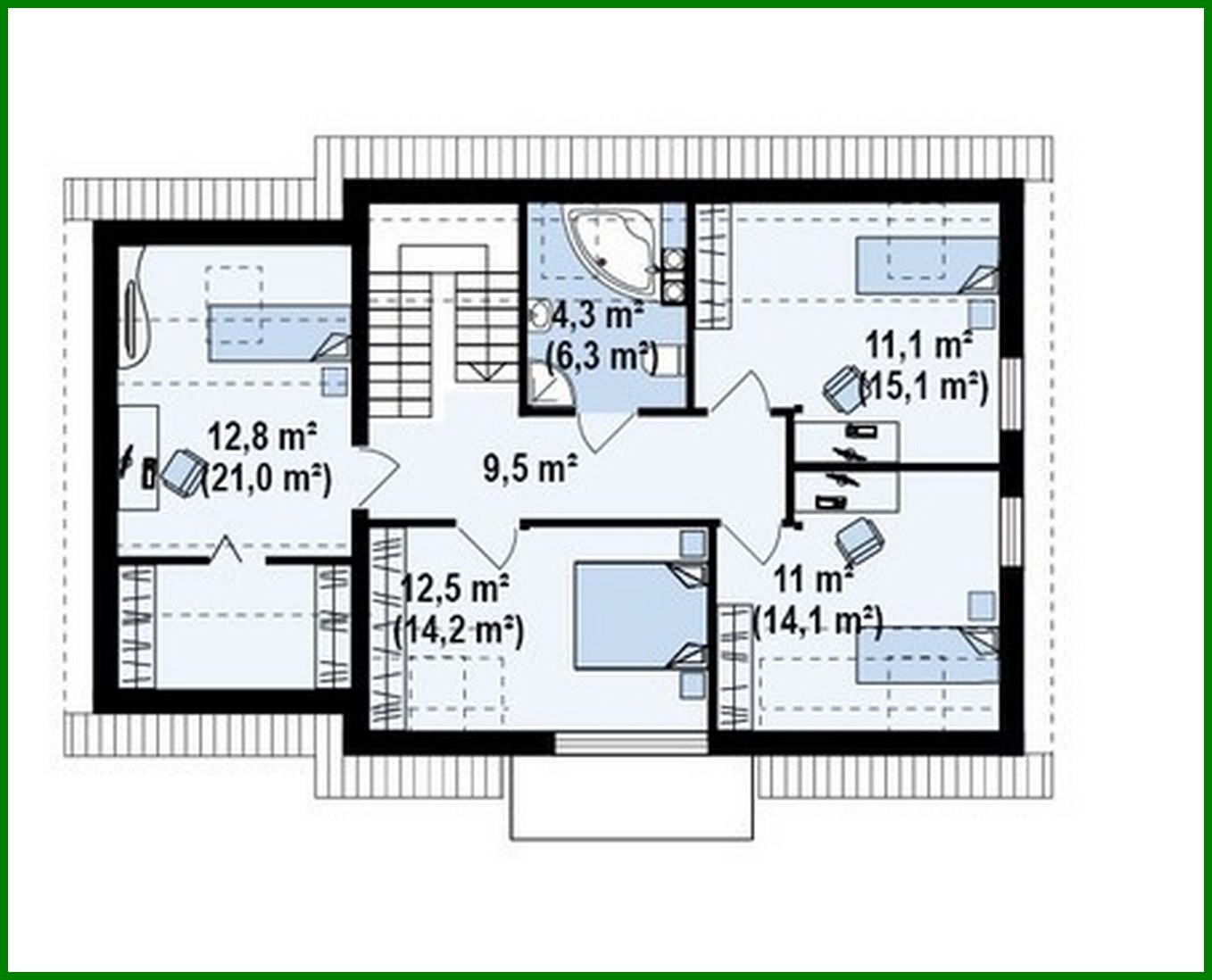 Galería de visualizaciones - Proyecto de una casa clásica con elementos modernos