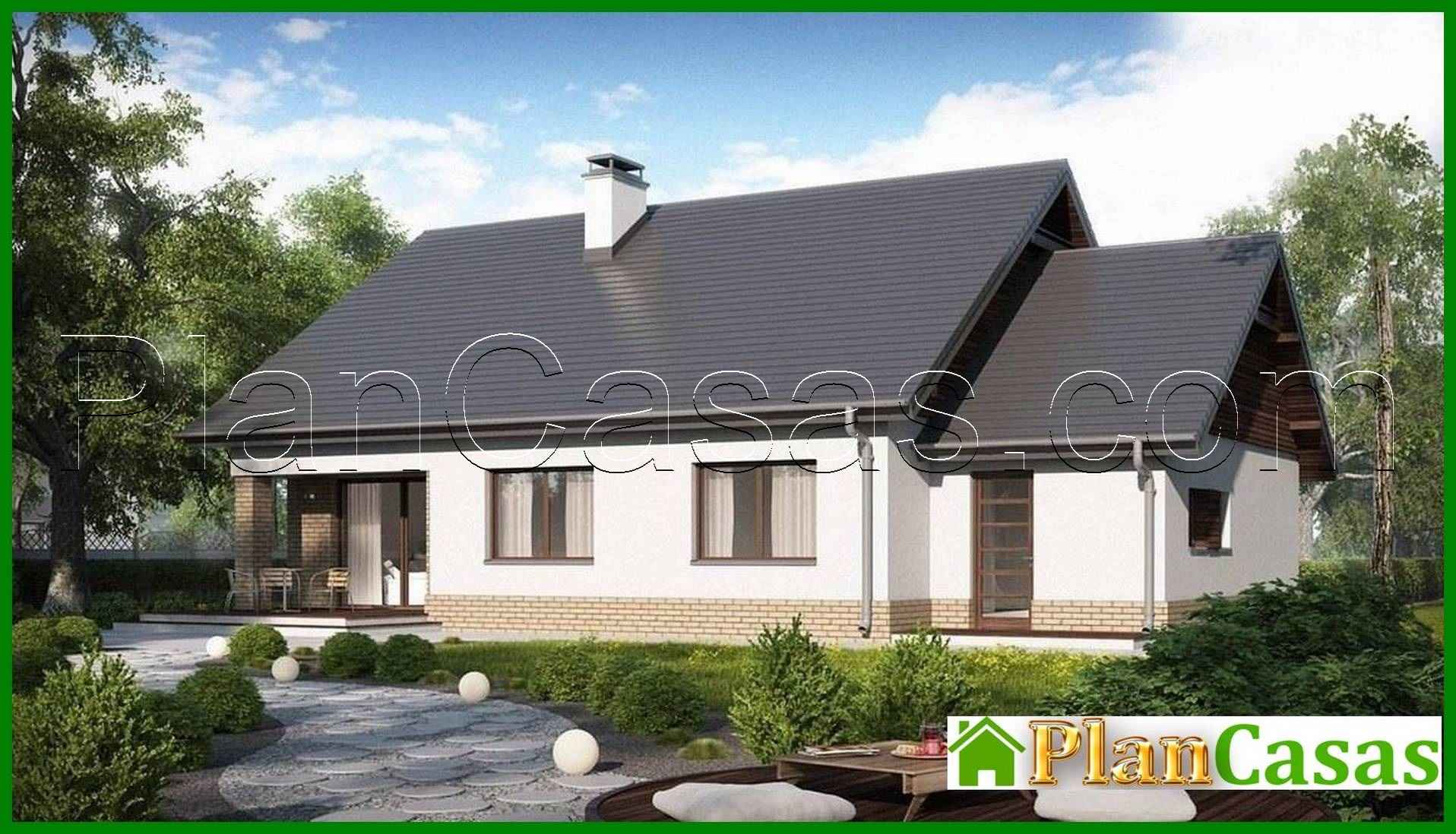 Galería de visualizaciones - Proyecto de una casa de campo de una planta con ático