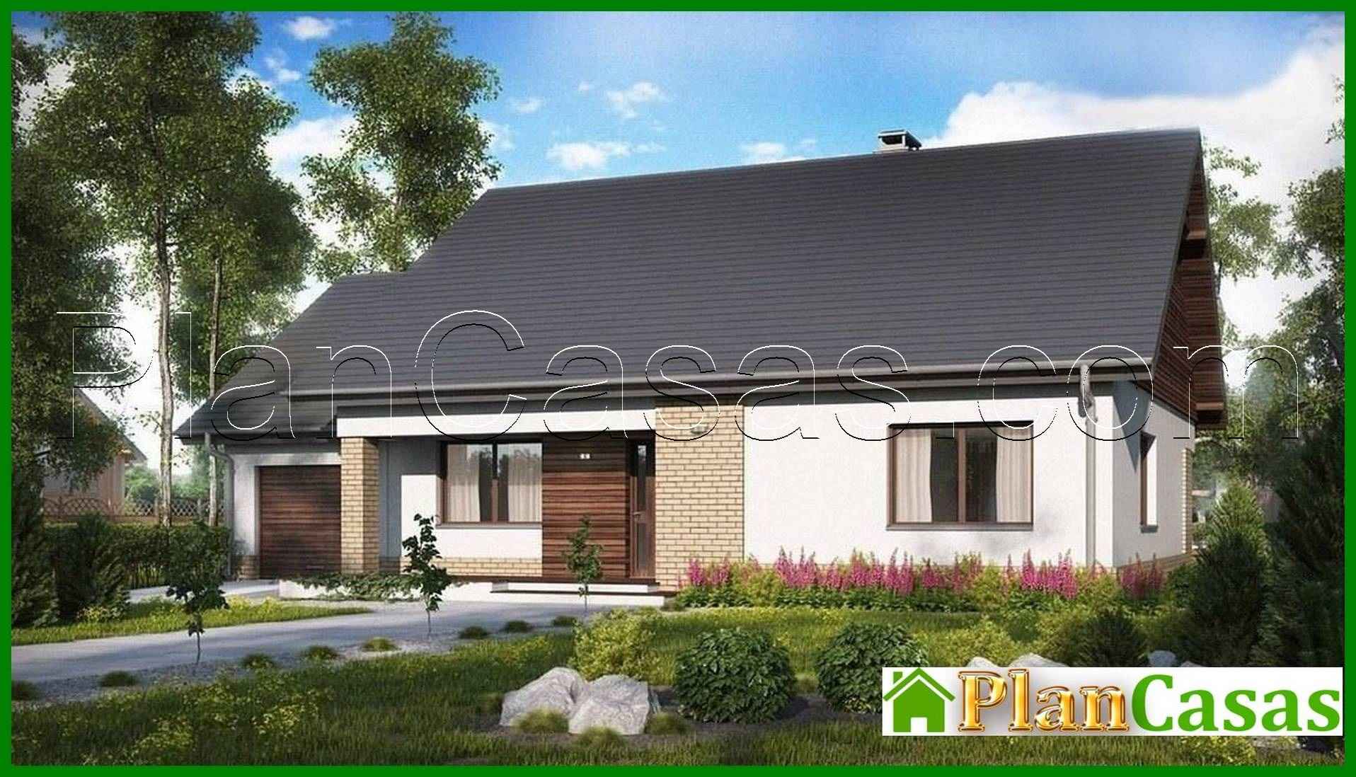 Galería de visualizaciones - Proyecto de una casa de campo de una planta con ático