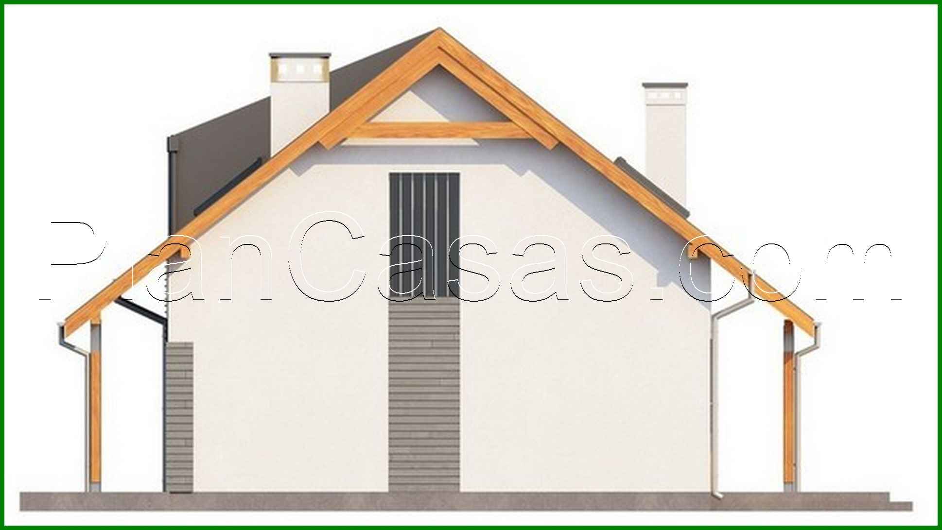 Galería de visualizaciones - Proyecto de casa pequeña y práctica