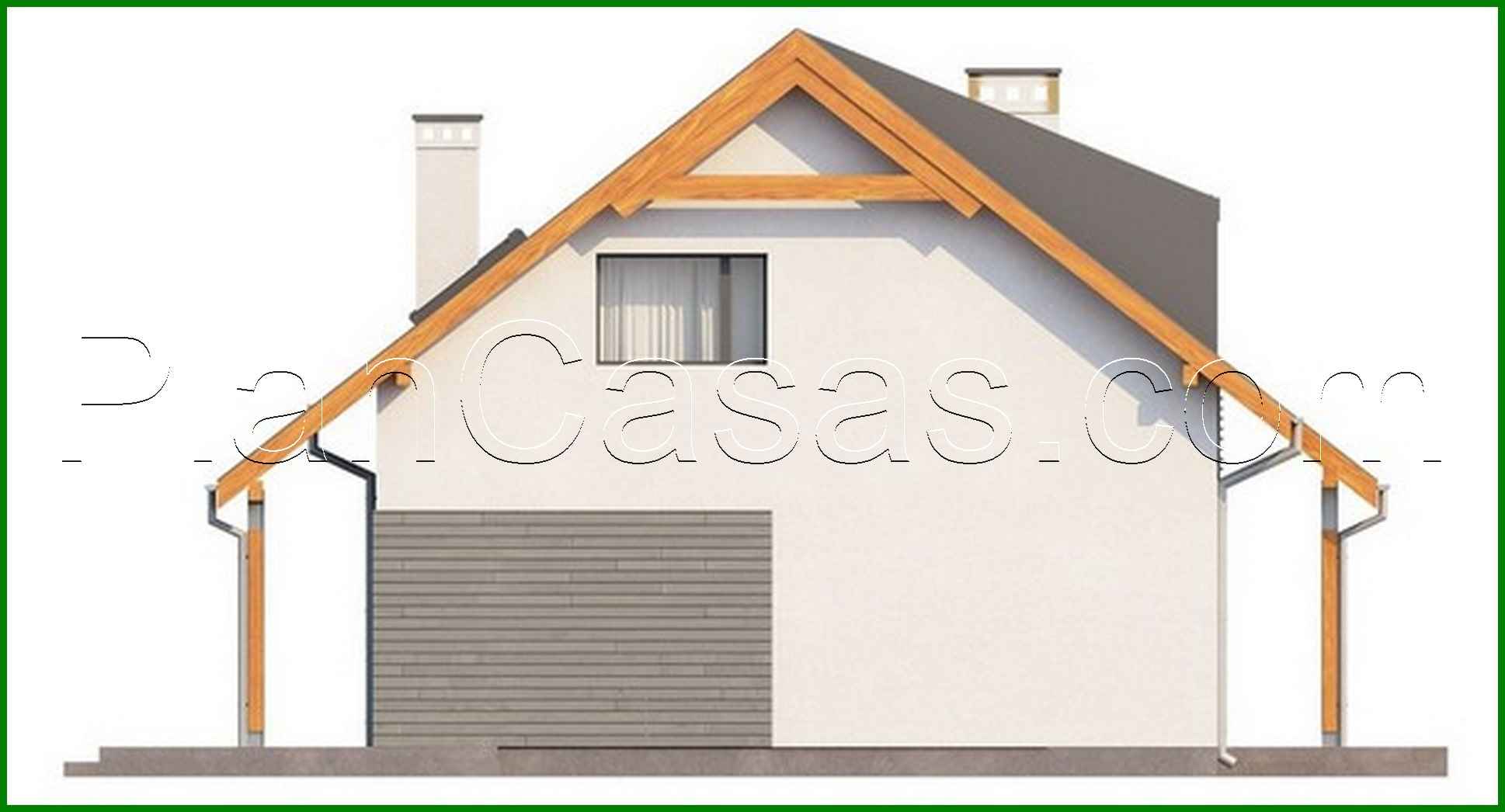 Galería de visualizaciones - Proyecto de casa pequeña y práctica