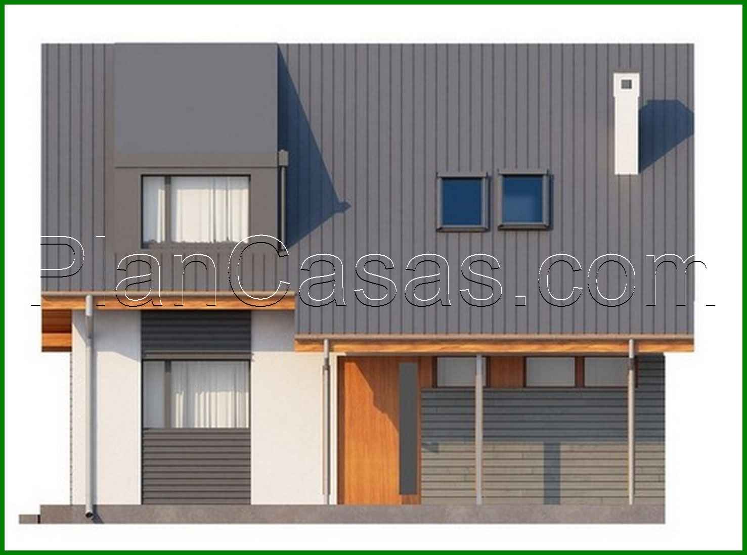 Galería de visualizaciones - Proyecto de casa pequeña y práctica