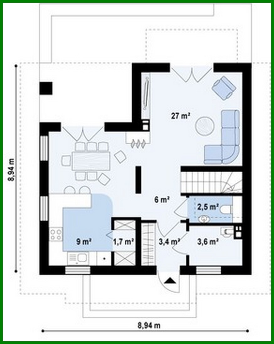 Galería de visualizaciones - Proyecto de una pequeña casa de campo con ventanas de tejado