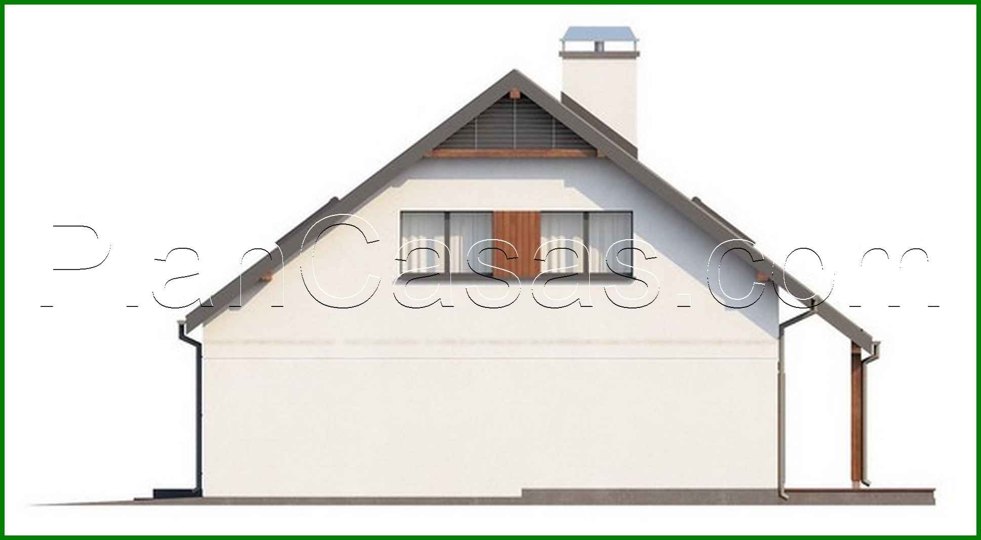 Galería de visualizaciones - Proyecto de casa de campo con ático, garaje, oficina en la planta baja y mirador