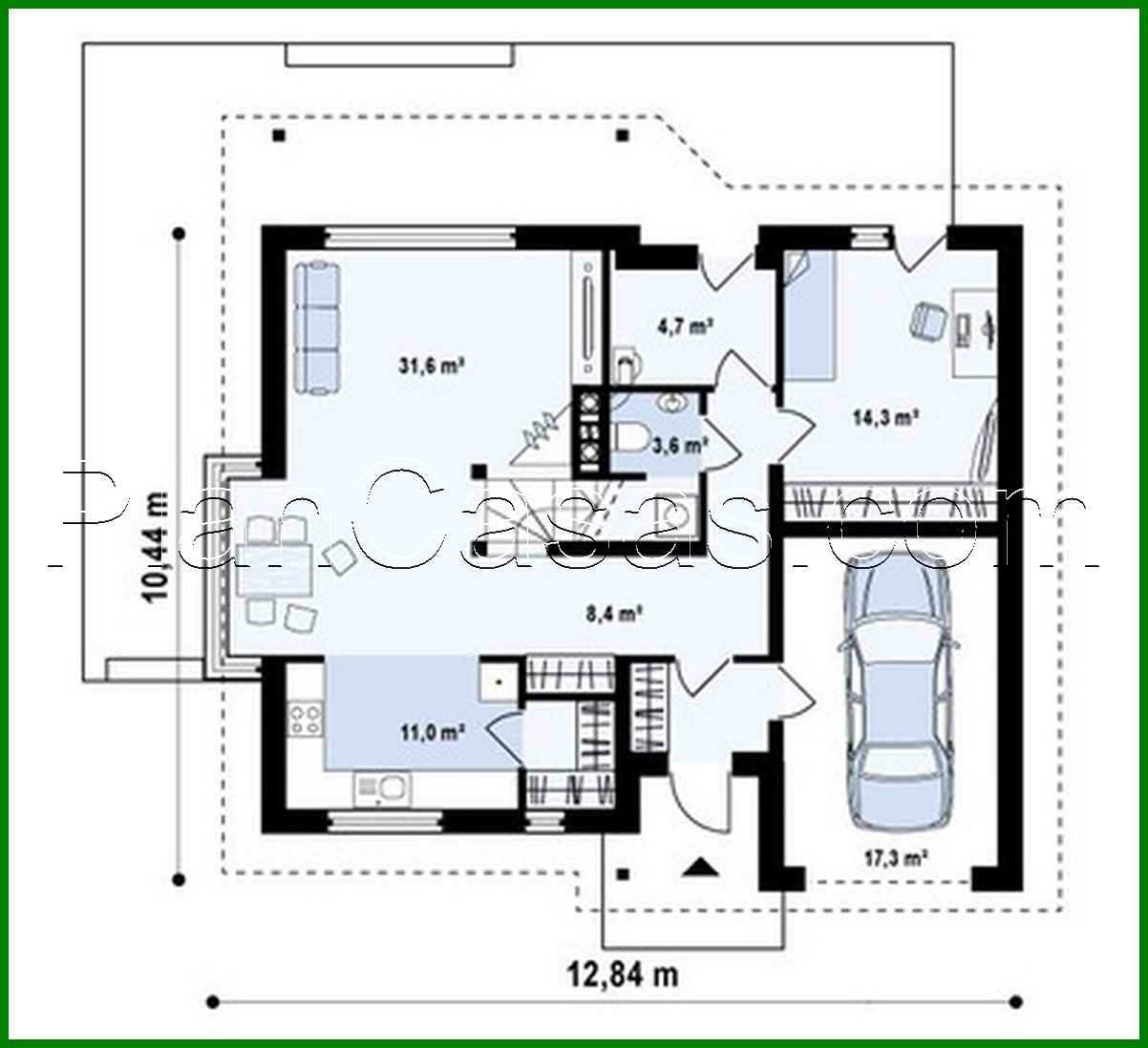 Galería de visualizaciones - Proyecto de casa de campo con ático, garaje, oficina en la planta baja y mirador