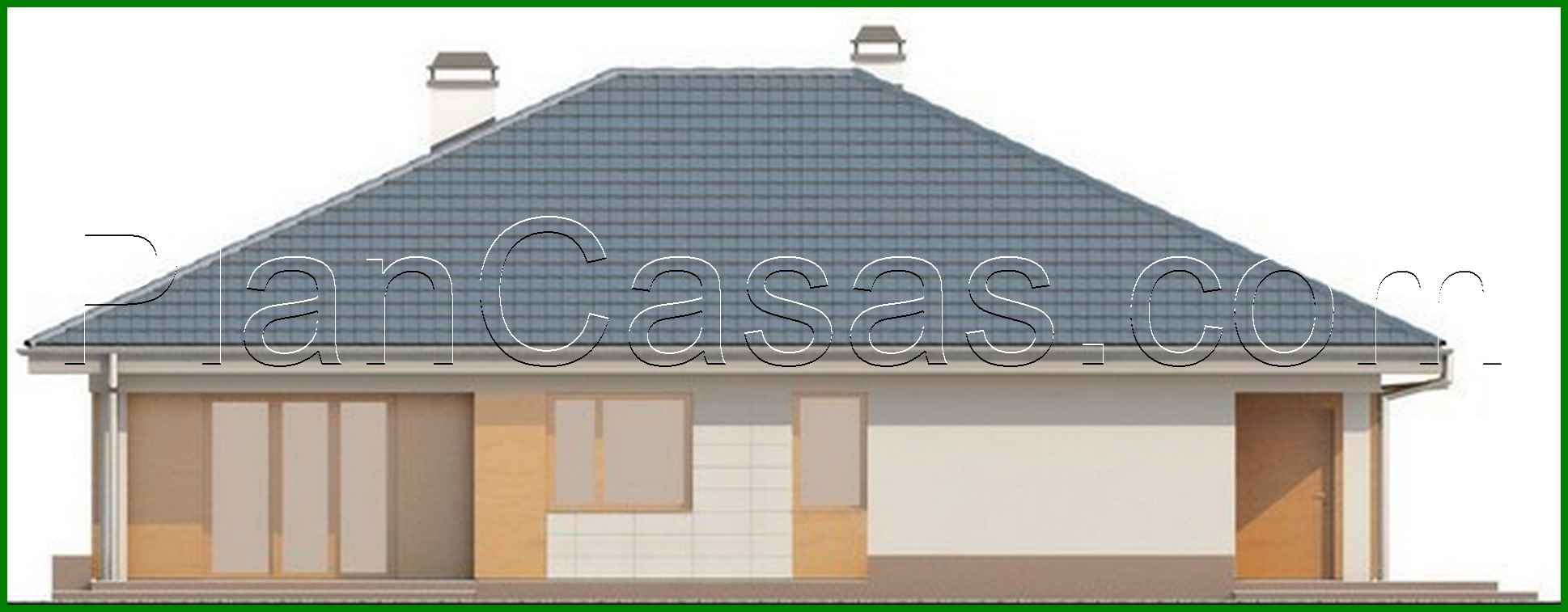 Galería de visualizaciones - Proyecto de una acogedora casa de campo con ático y garaje para 2 coches