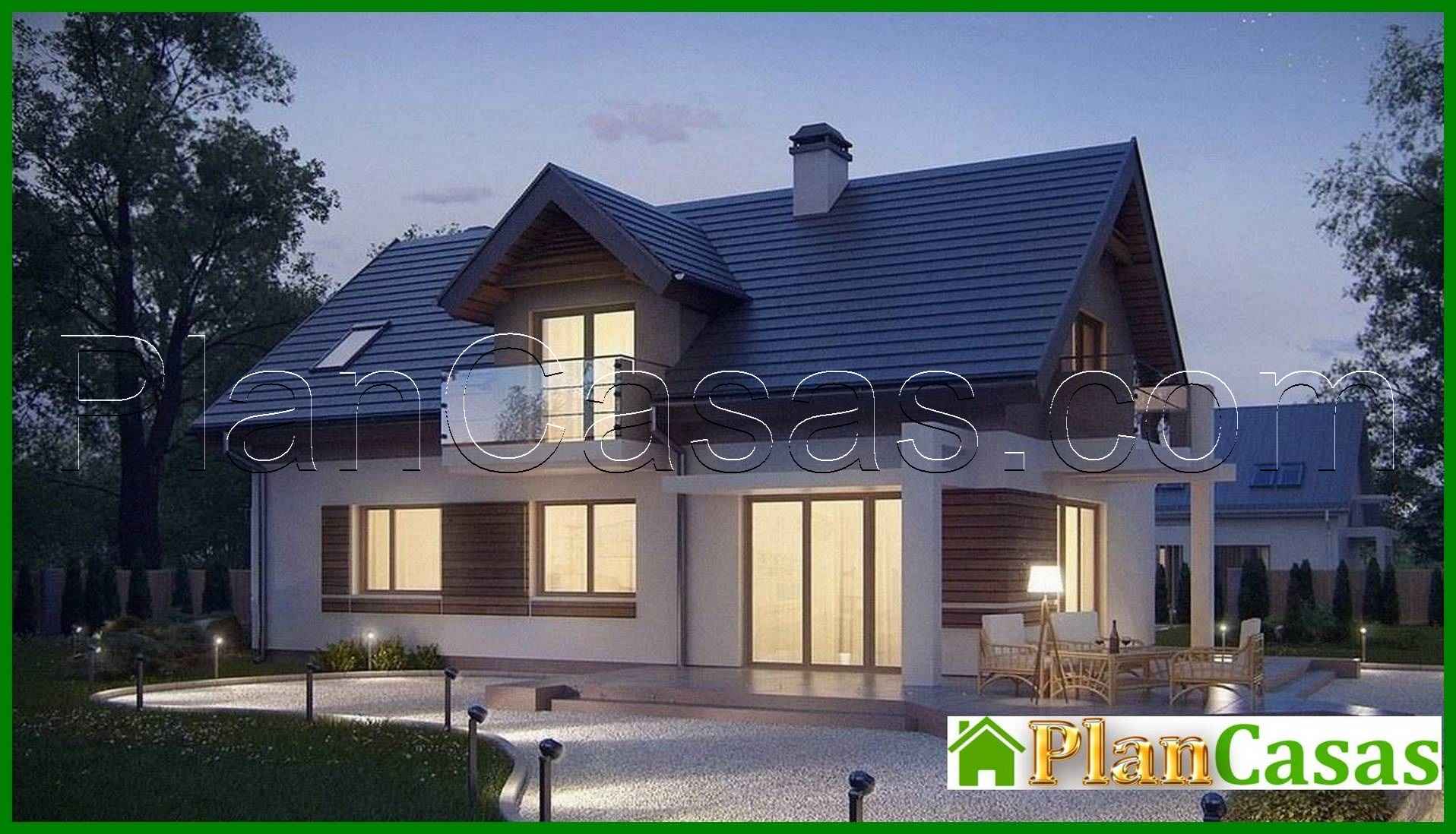 Galería de visualizaciones - Proyecto de una acogedora y bonita casa de campo con ático y una fachada original