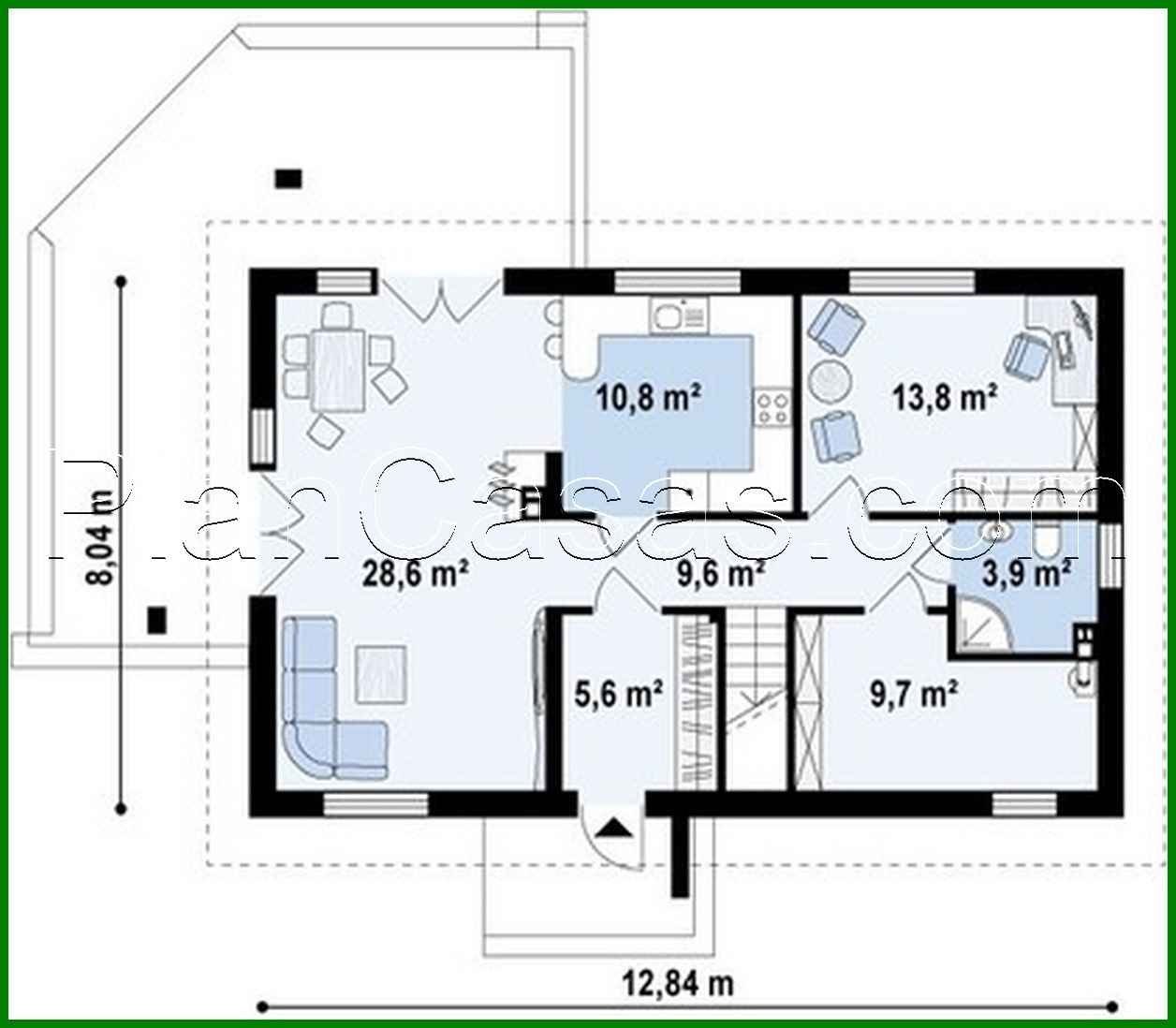 Galería de visualizaciones - Proyecto de una acogedora y bonita casa de campo con ático y una fachada original