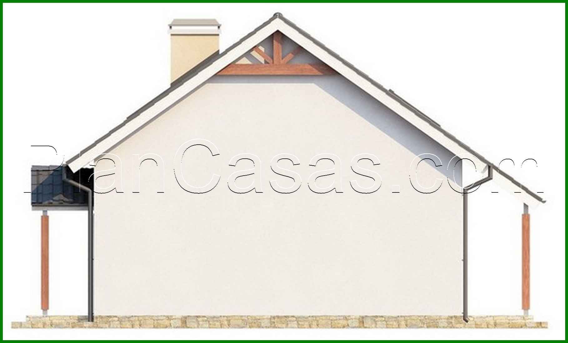 Galería de visualizaciones - Proyecto de una casa sencilla y económica con ático