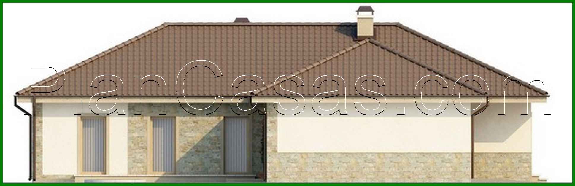 Galería de visualizaciones - Proyecto de casa de campo escandinava de una planta