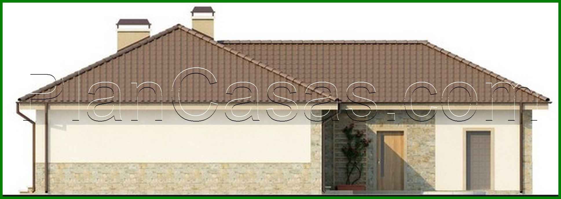 Galería de visualizaciones - Proyecto de casa de campo escandinava de una planta