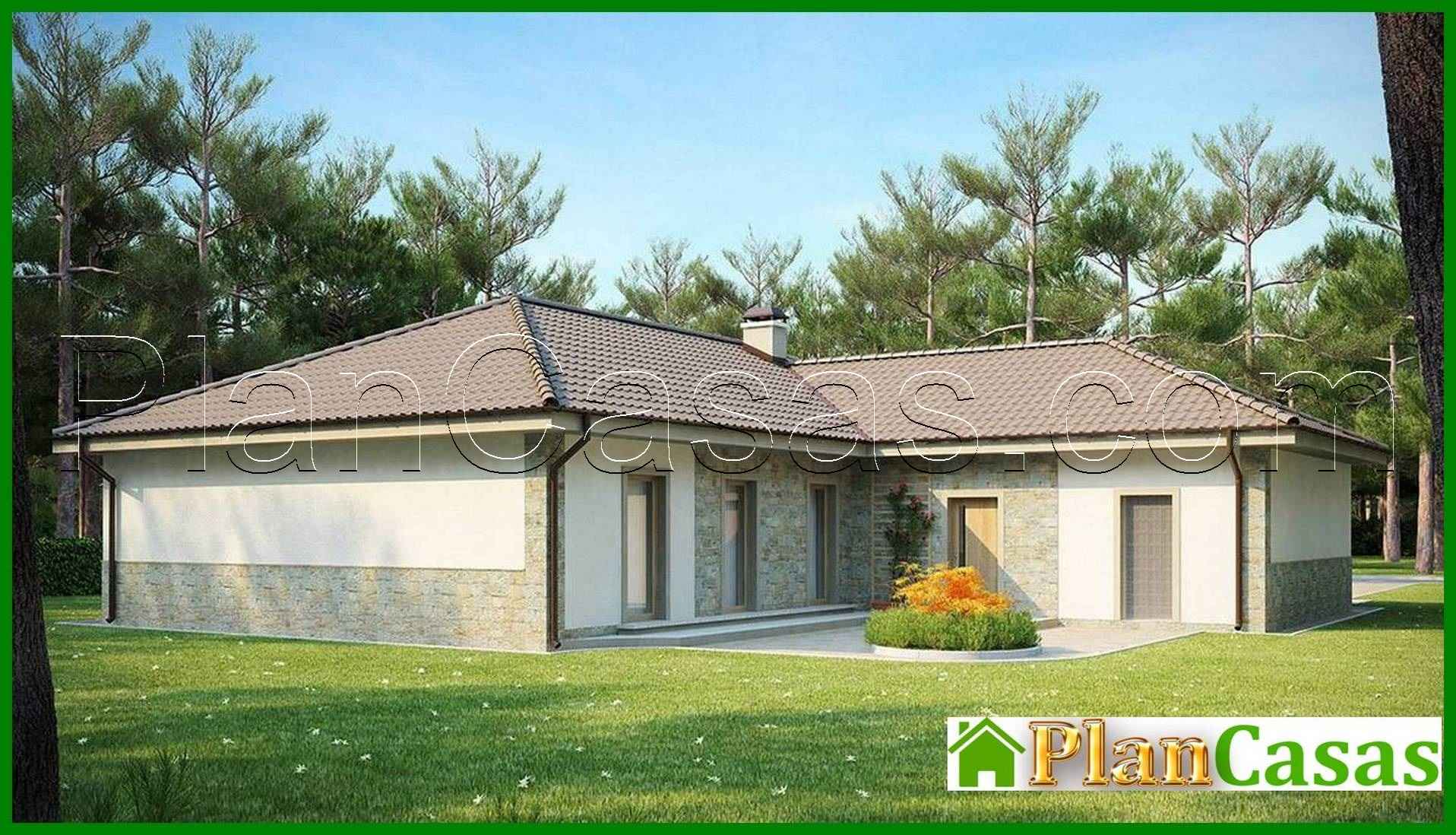 Galería de visualizaciones - Proyecto de casa de campo escandinava de una planta