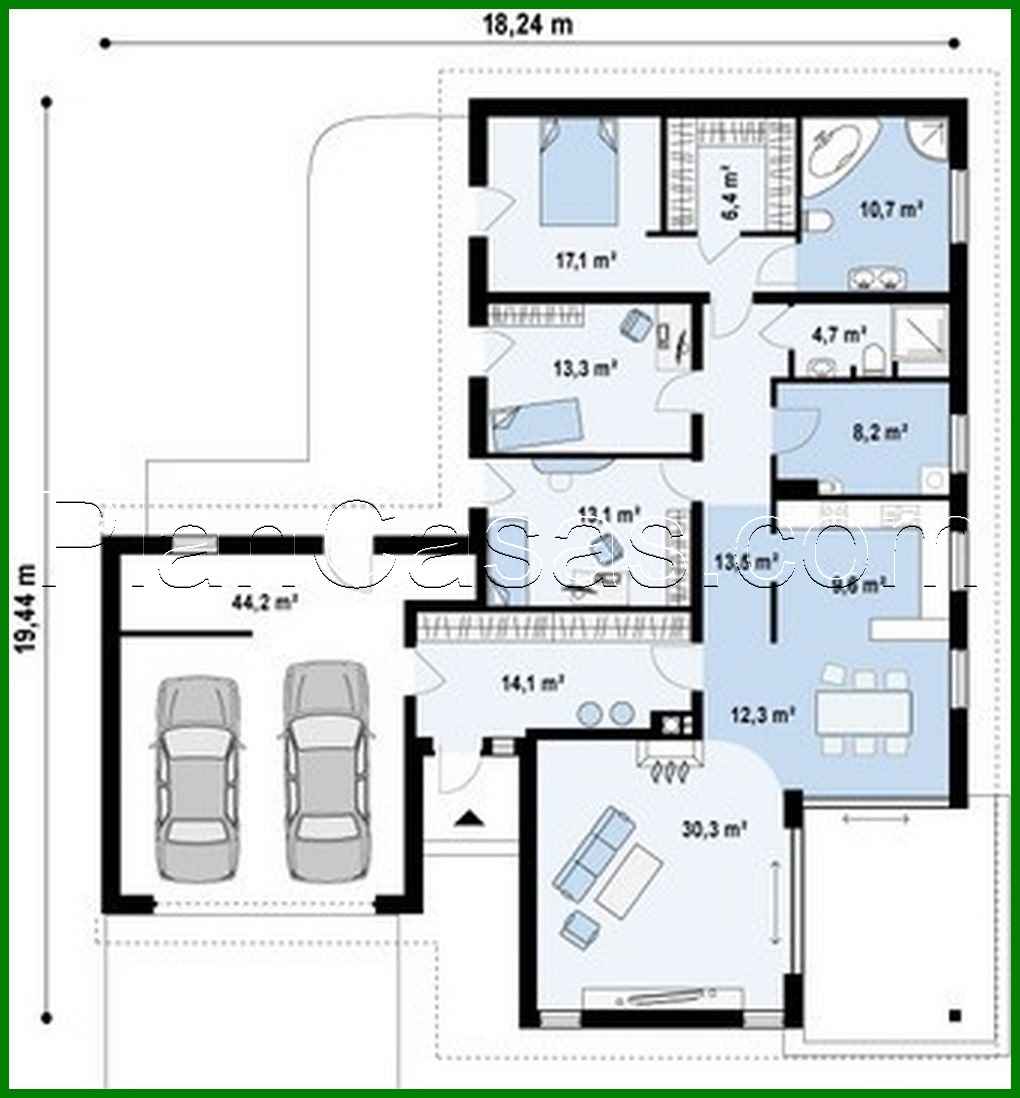 Galería de visualizaciones - Proyecto de casa de campo escandinava de una planta
