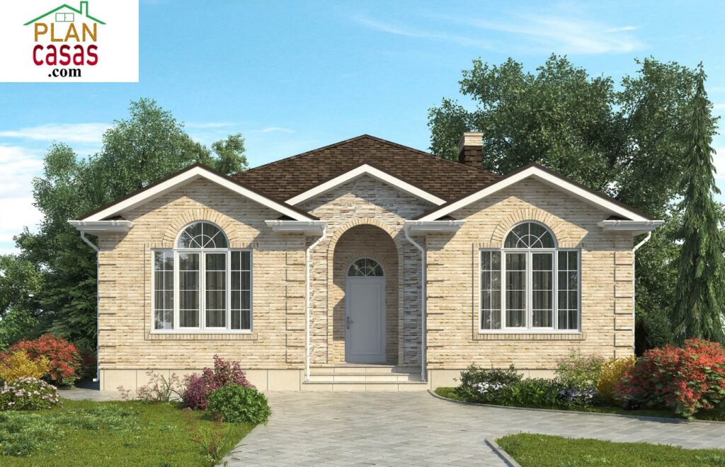 Casa pequeña de una planta