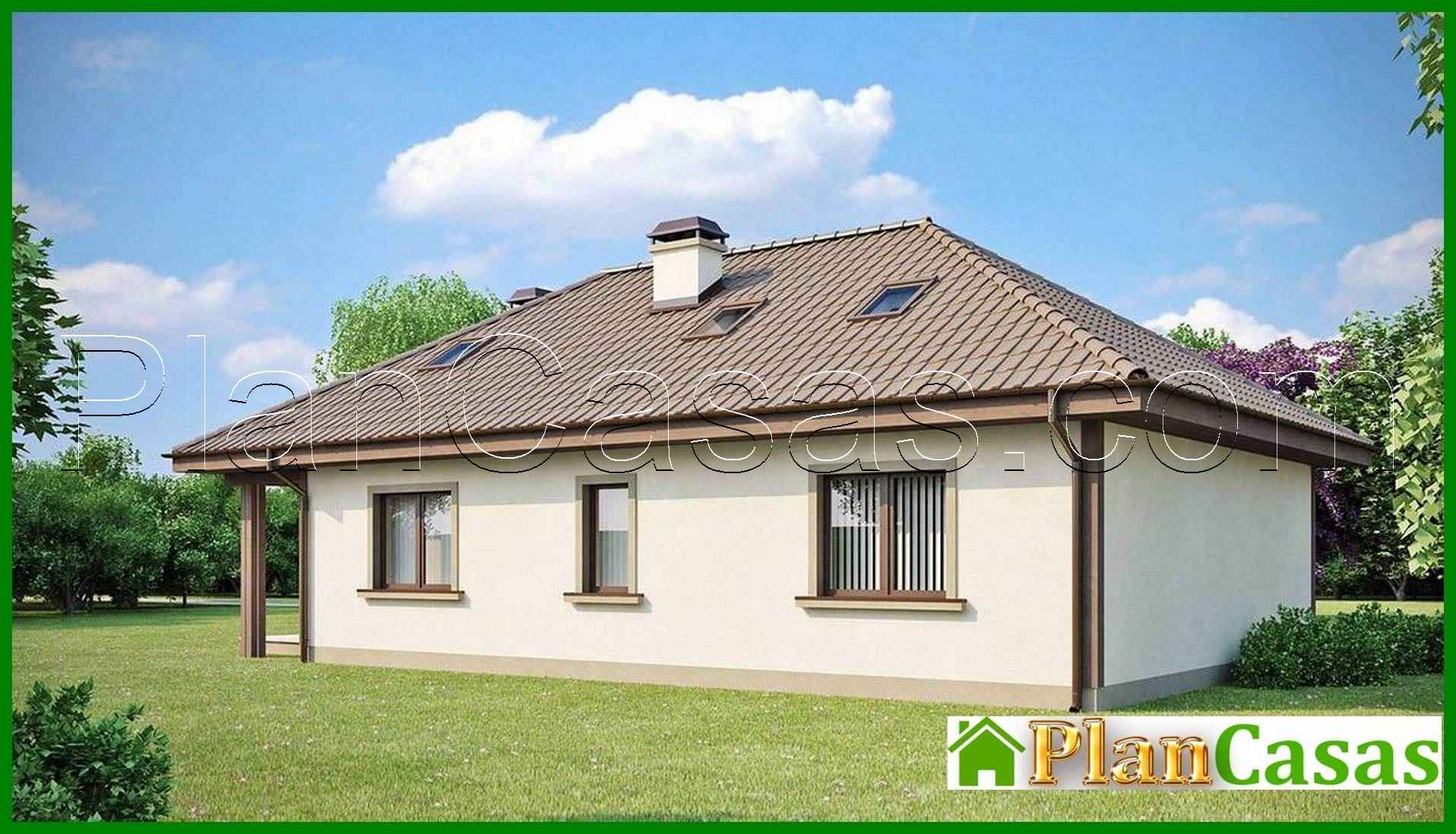 Visualization gallery - The classic design of a 1.5-storey cottage