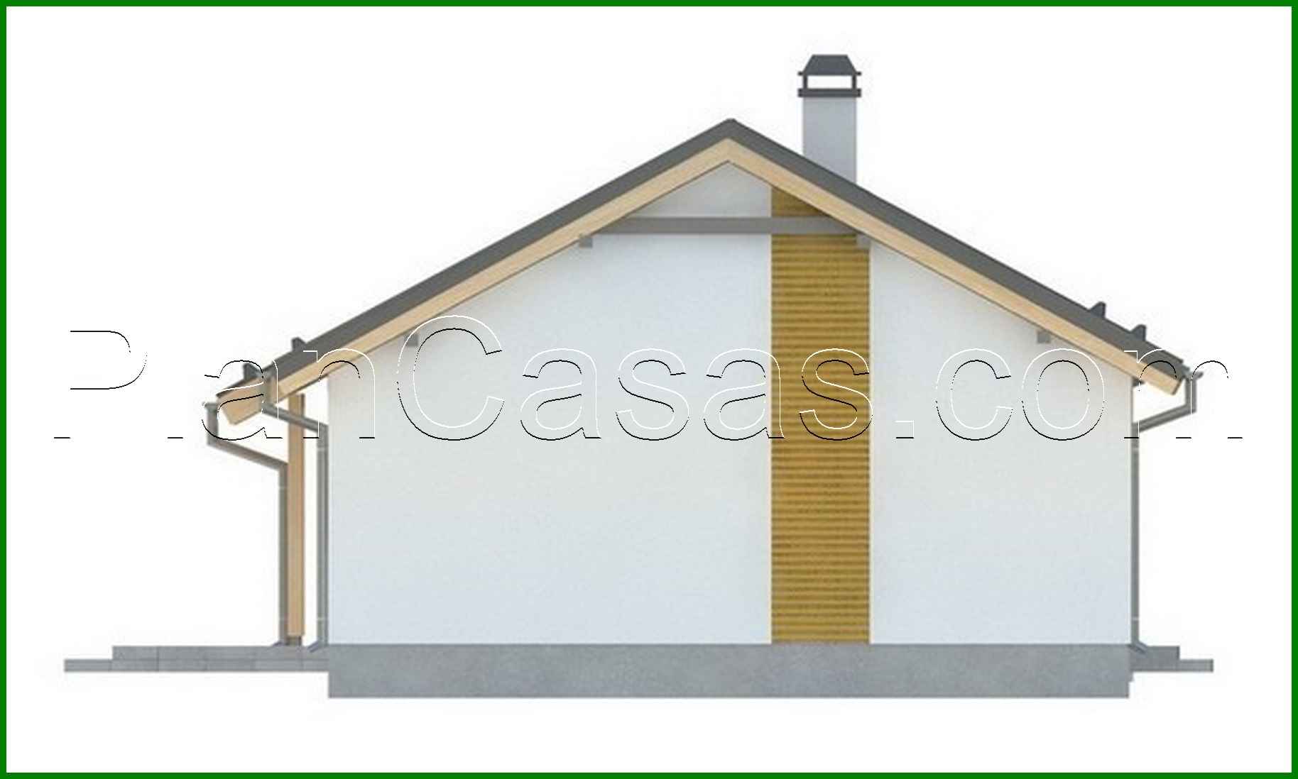 Galería de visualizaciones - Proyecto de una casa sencilla y económica de una planta