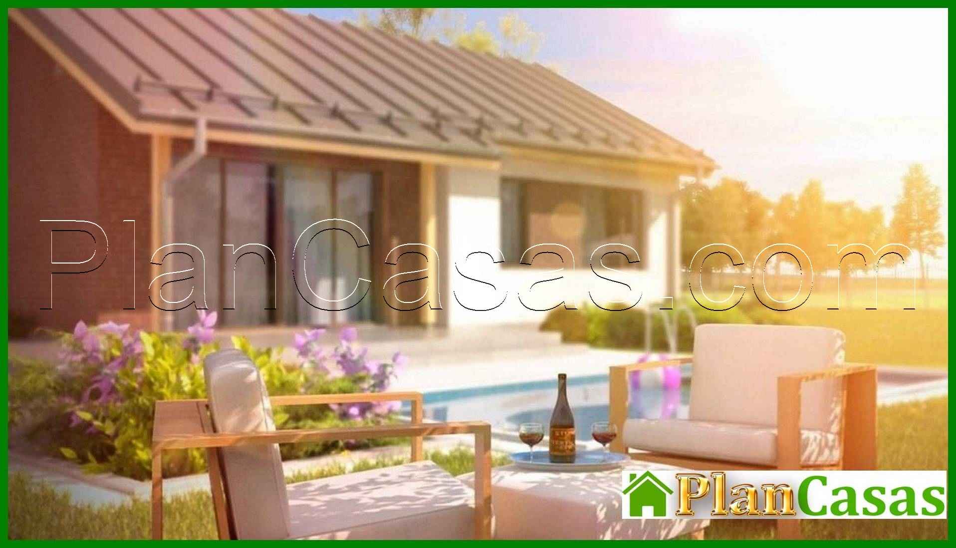 Galería de visualizaciones - Proyecto de una casa sencilla y económica de una planta