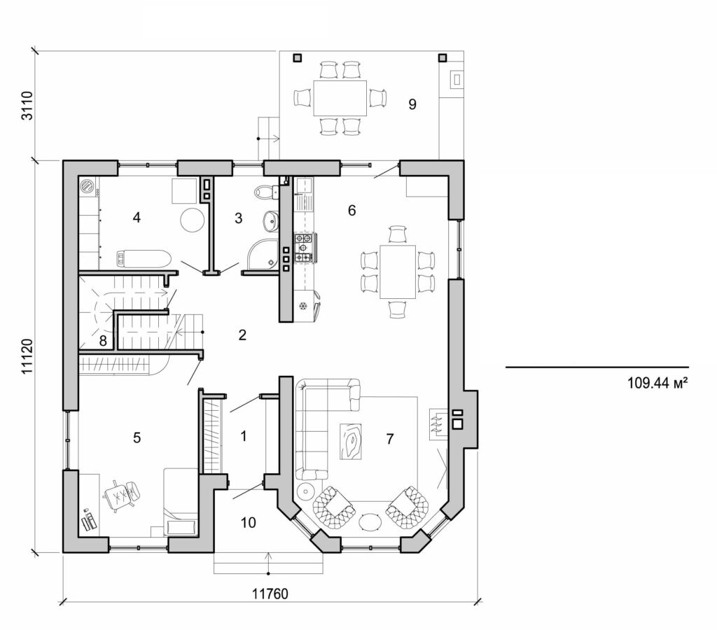 Galería de visualizaciones - Casa de dos plantas