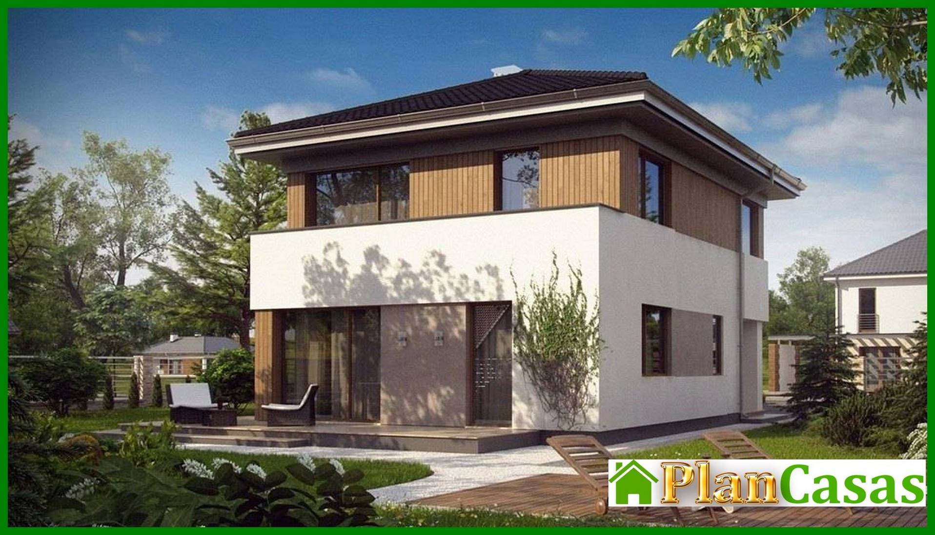 Compact two-story cottage project