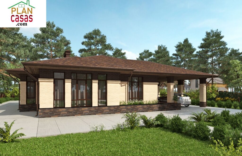 One storey beautiful house