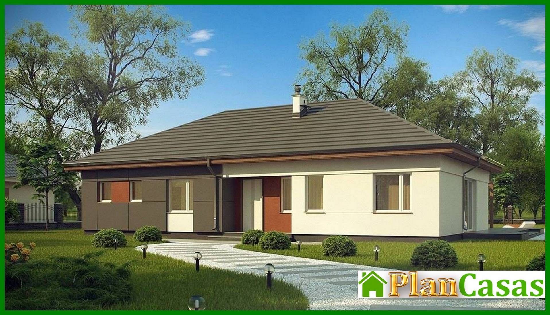 Classic one-story house