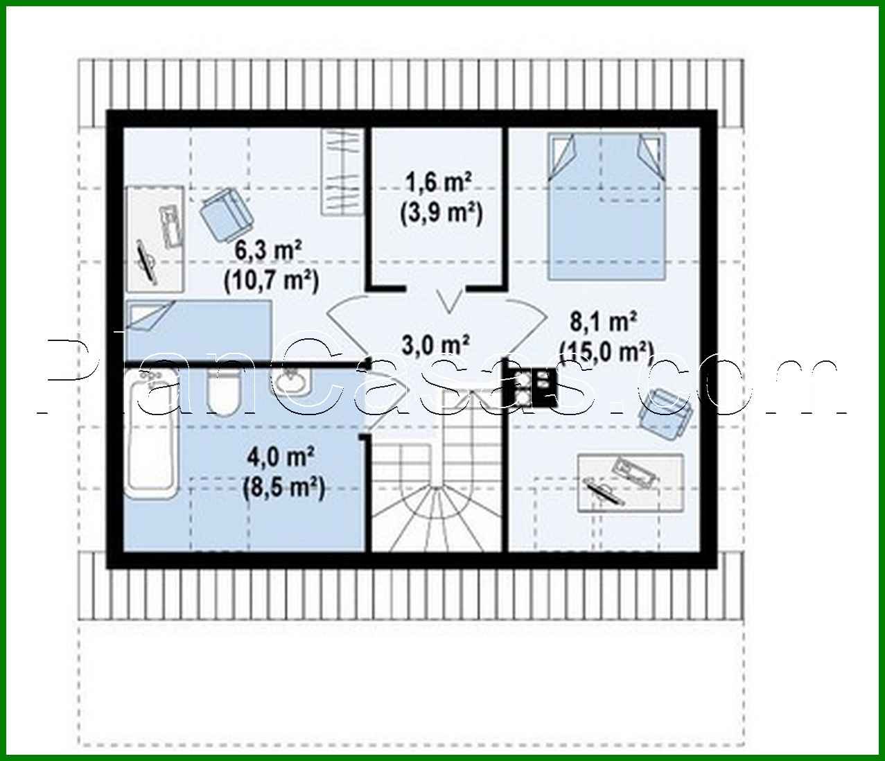 Galería de visualizaciones - Proyecto de una casa de campo pequeña con terraza frontal