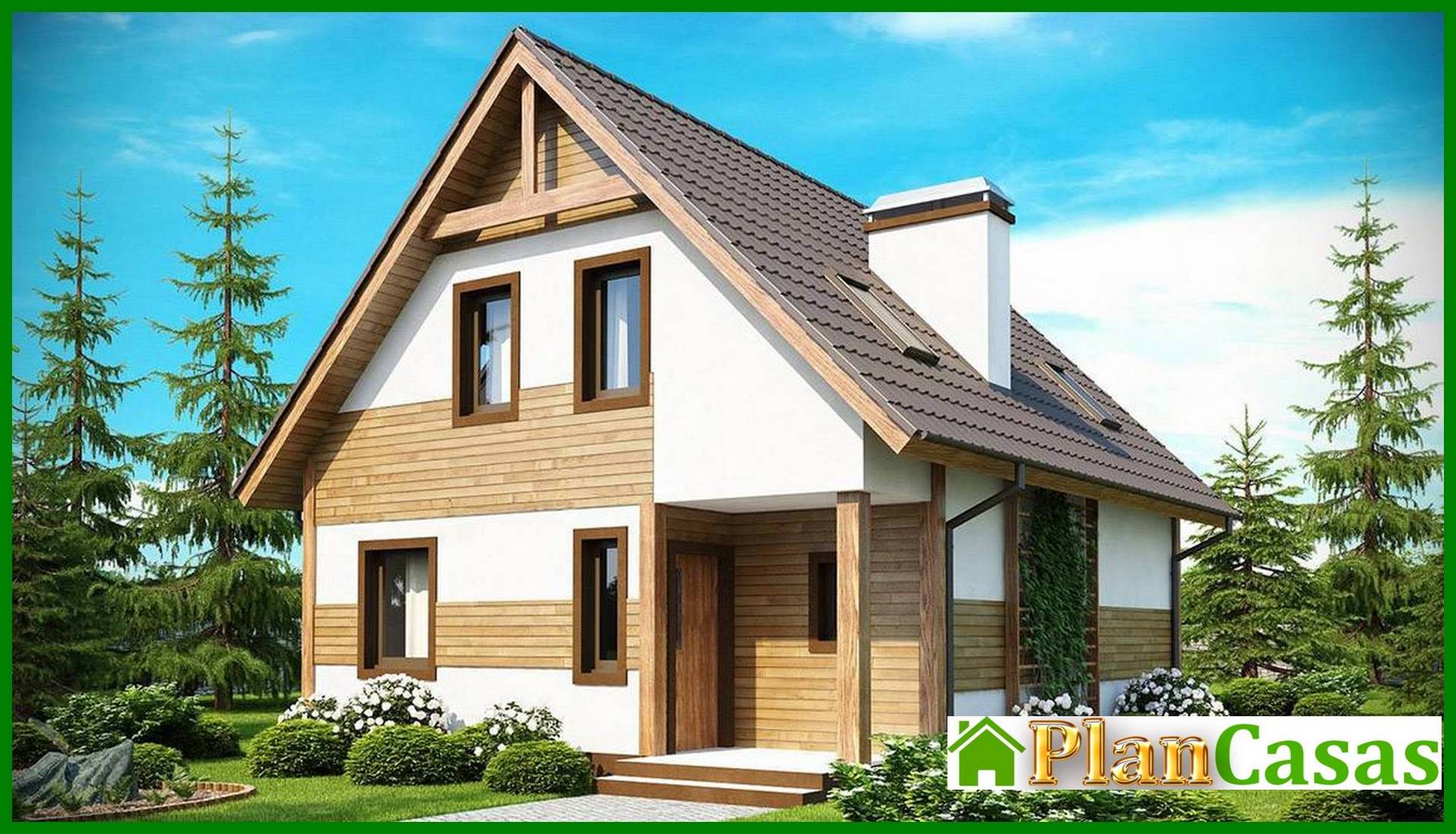 Galería de visualizaciones - Diseño de casa para un terreno estrecho