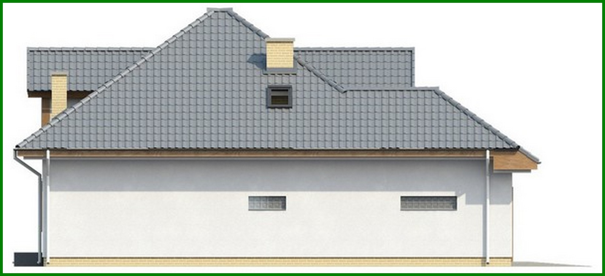 Visualization gallery - House project with attic, technical room, extra bedroom