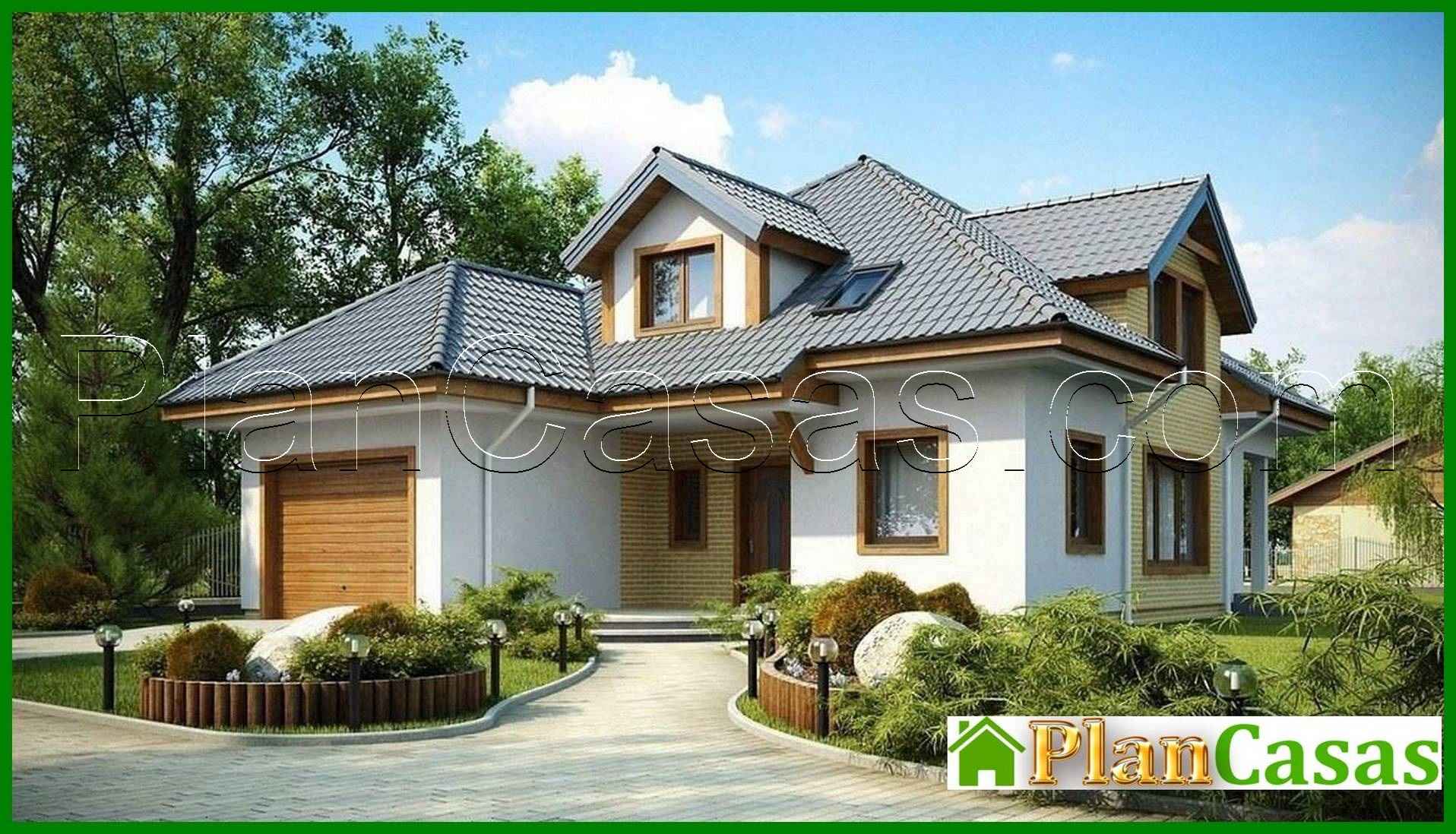 House project with attic, technical room, extra bedroom