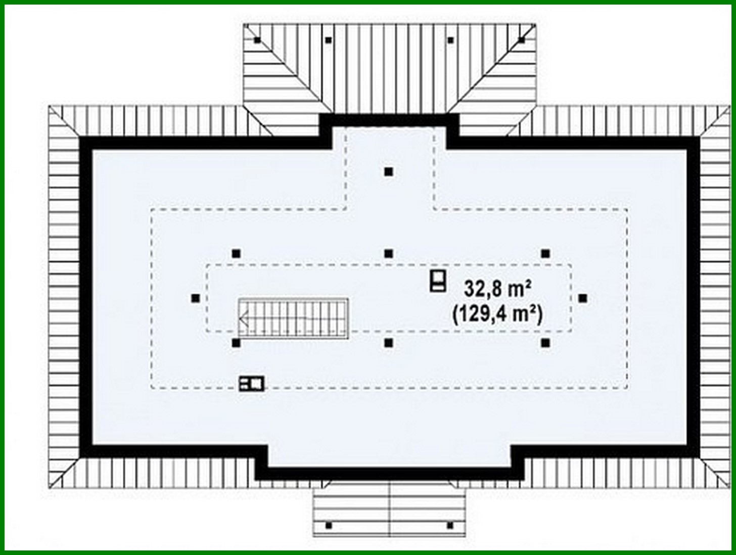 Galería de visualizaciones - Proyecto de una casa simétrica de una planta