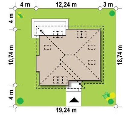 Visualization gallery - House project with additional rooms on the ground floor