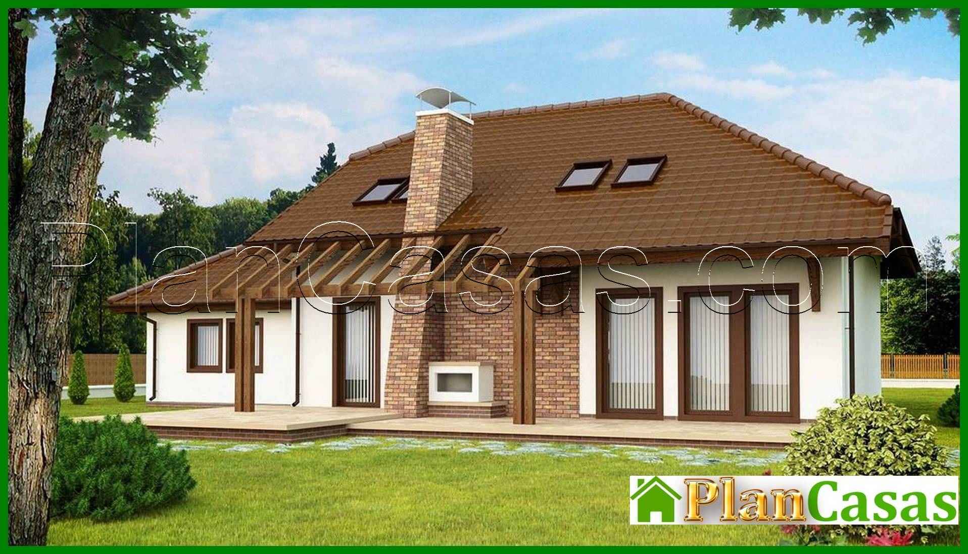 Galería de visualizaciones - Proyecto de casa con ático y garaje para dos coches