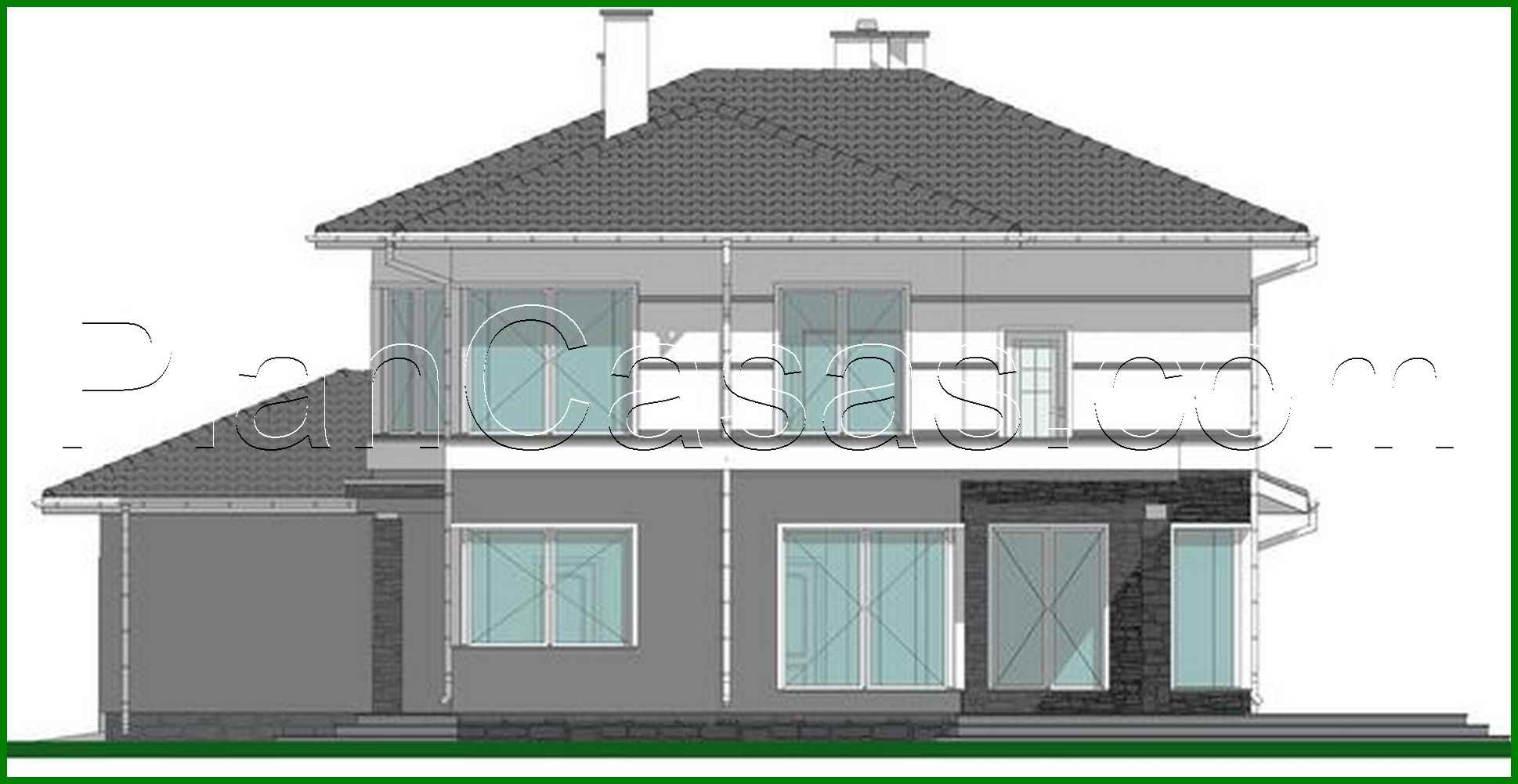 Galería de visualizaciones - Proyecto para la construcción de una mansión luminosa de dos plantas