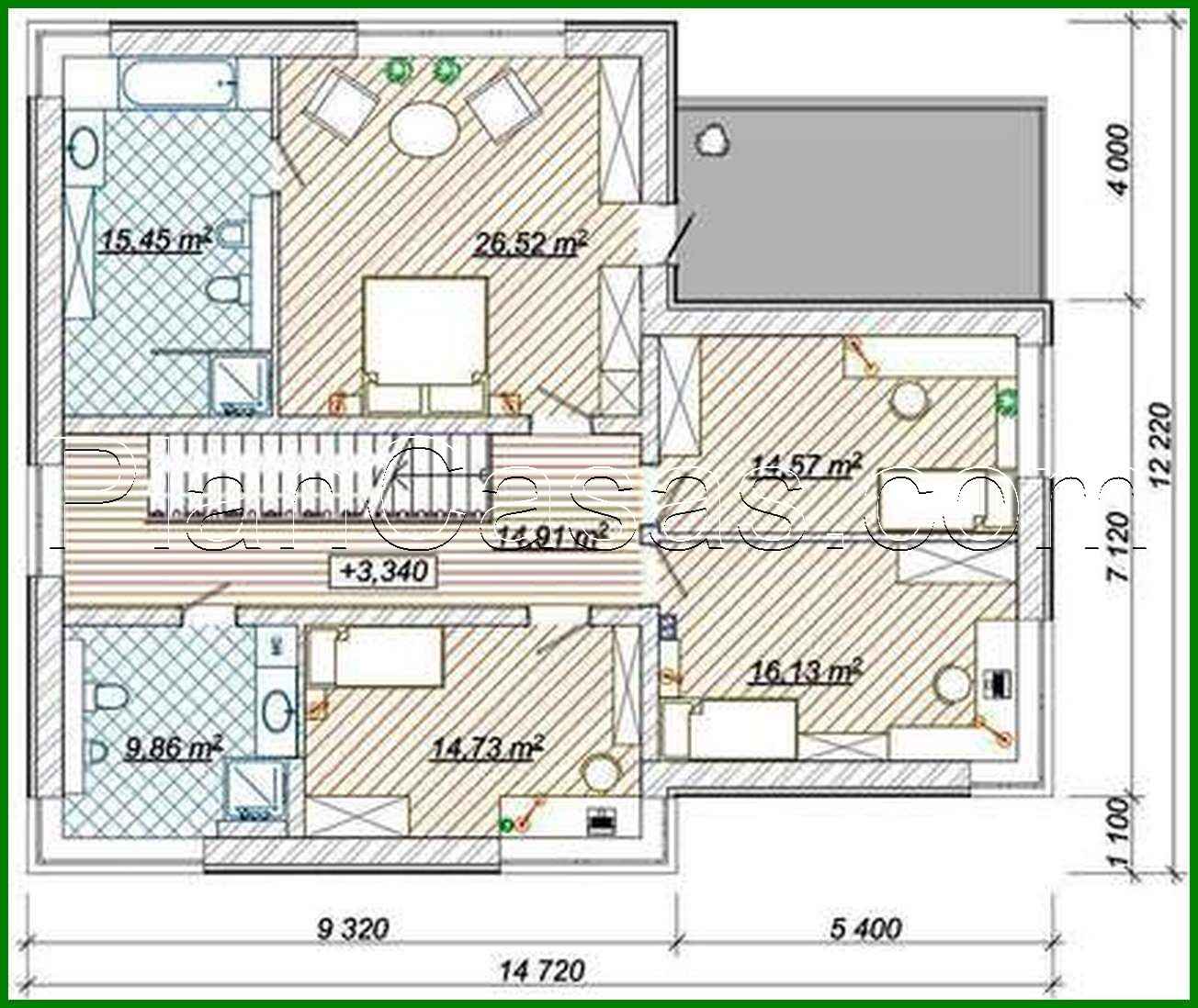 Galería de visualizaciones - Proyecto para la construcción de una mansión luminosa de dos plantas
