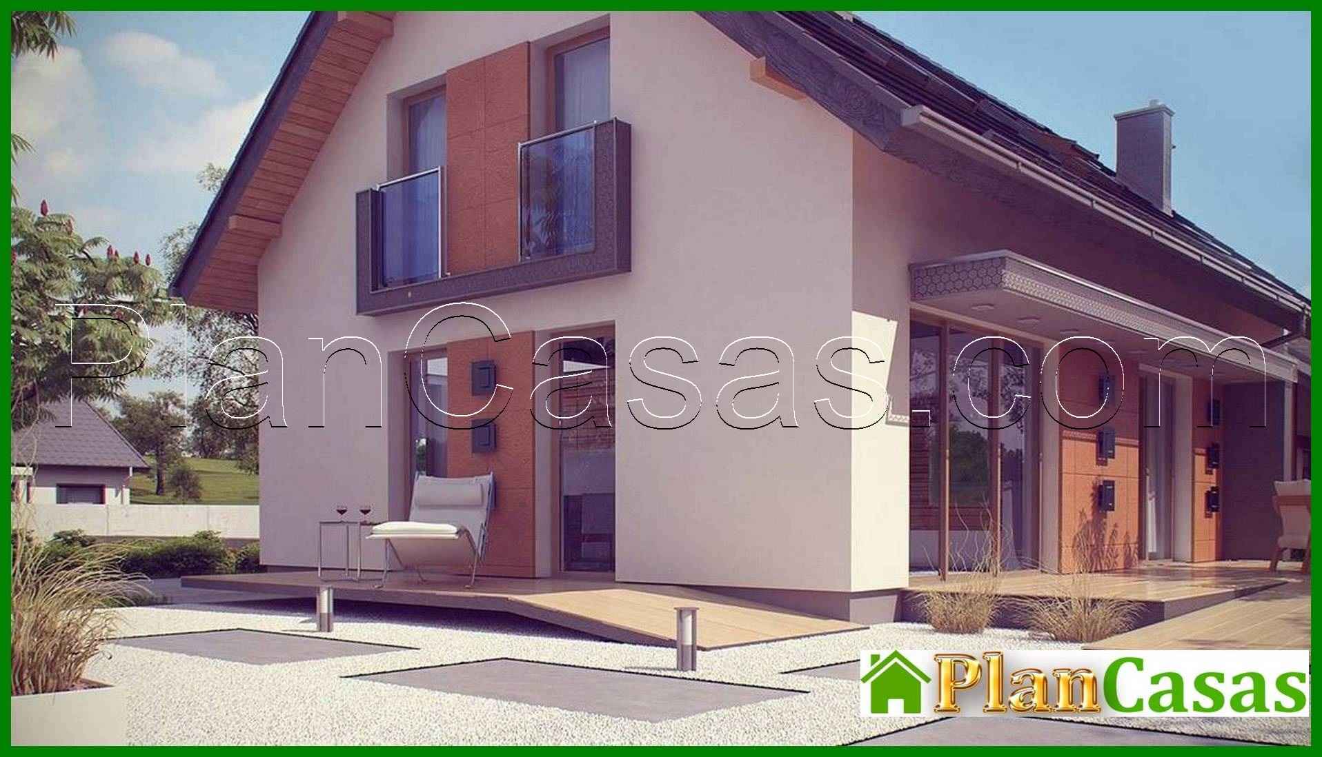 Galería de visualizaciones - Proyecto de una casa pequeña con ático y garaje