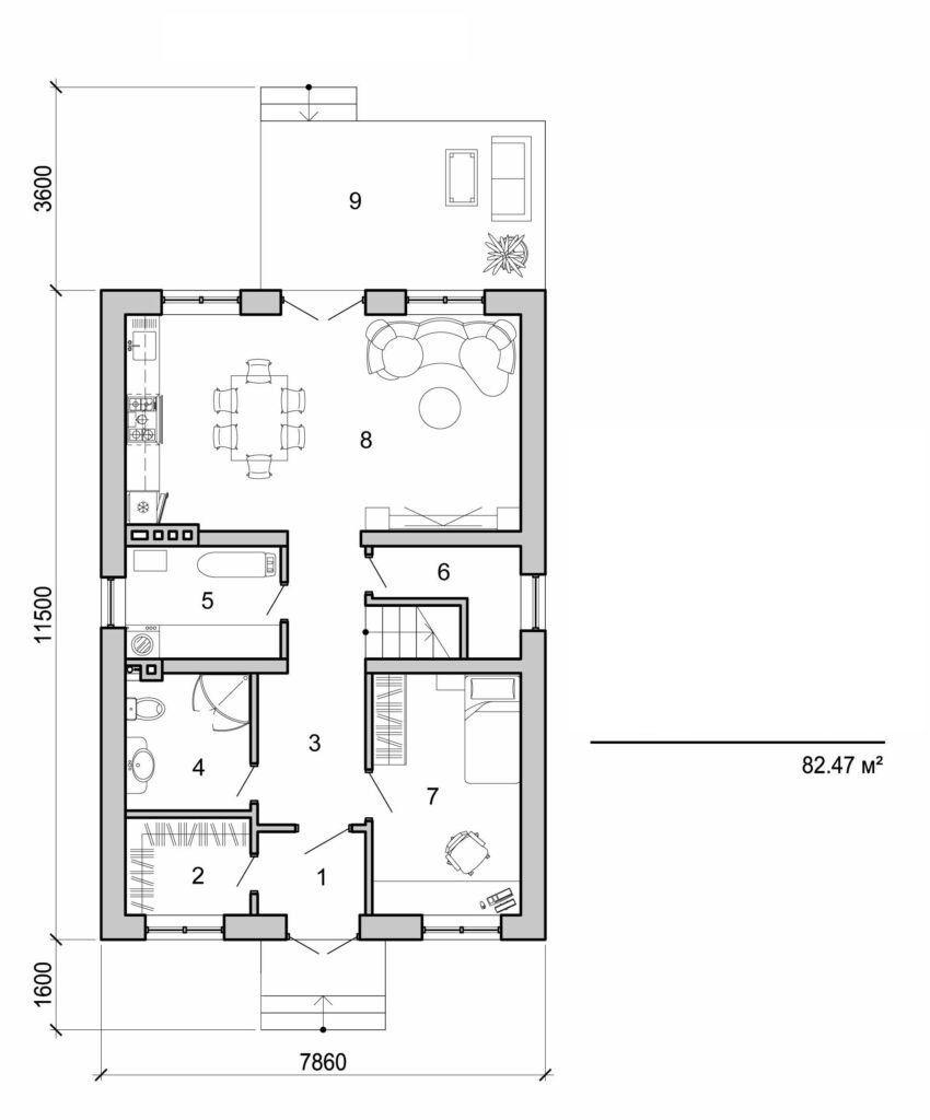 Galería de visualizaciones - Casa de dos plantas